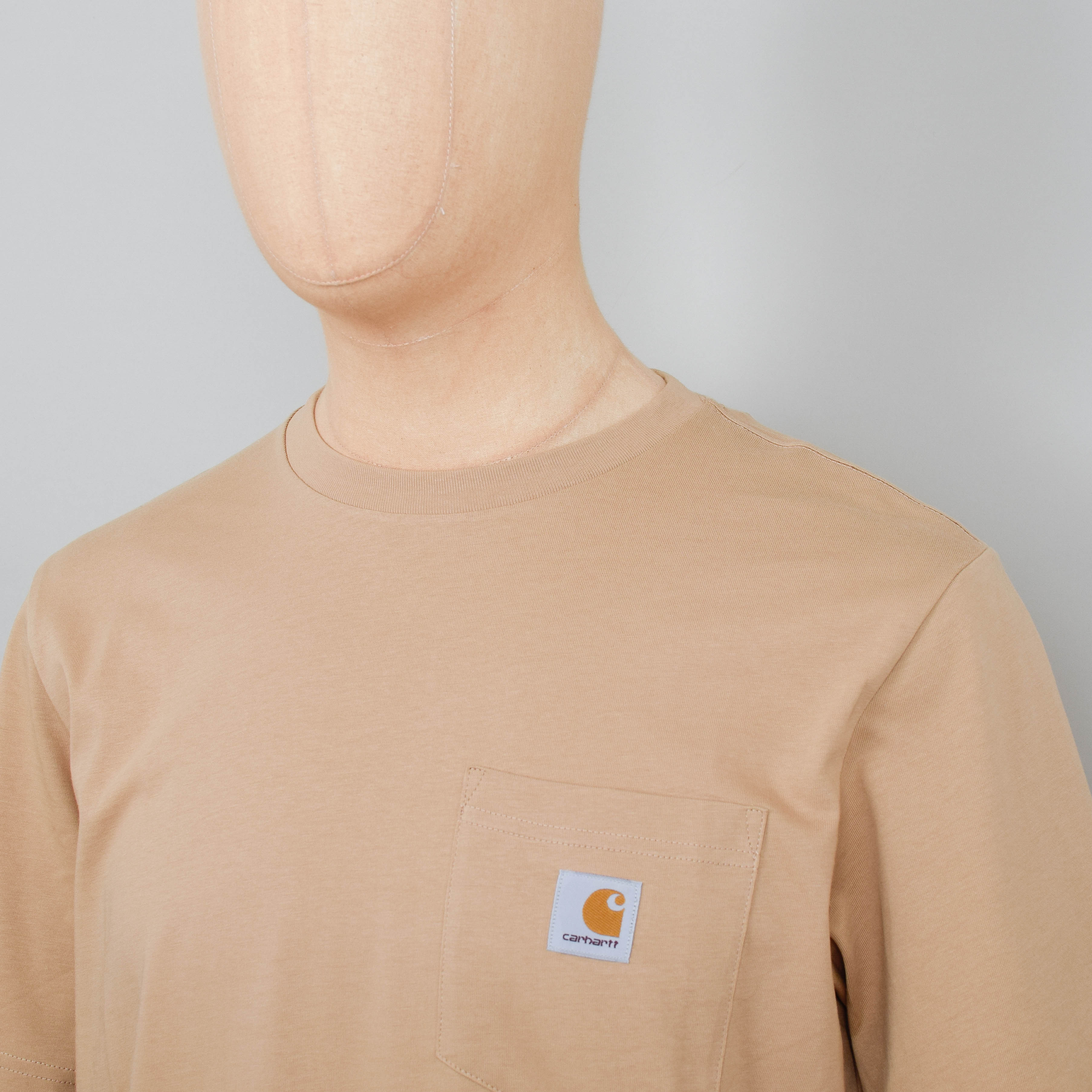 Carhartt WIP S/S Pocket T-Shirt - Dusty H Brown - Image 2