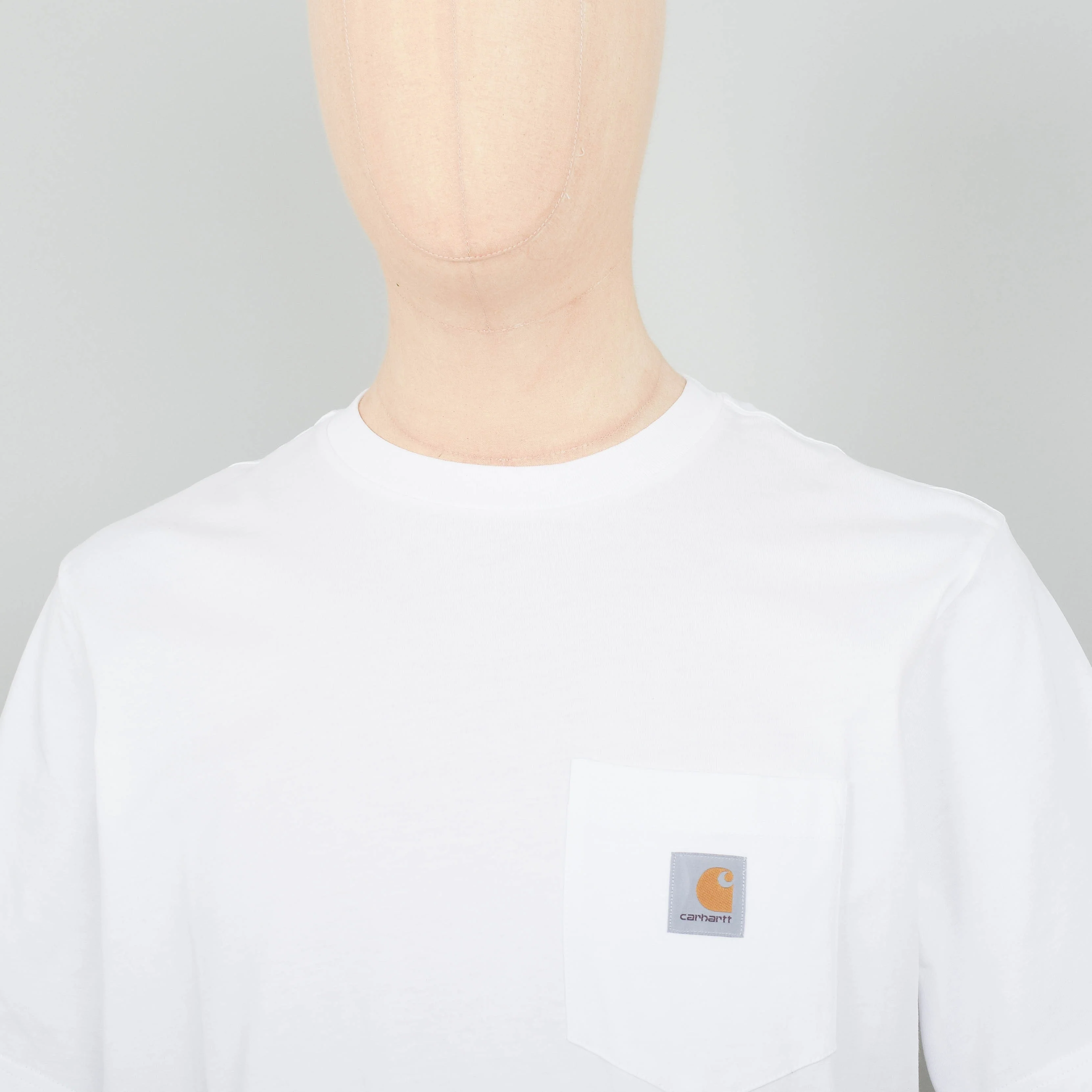 Carhartt WIP S/S Pocket T-Shirt - White - Image 2