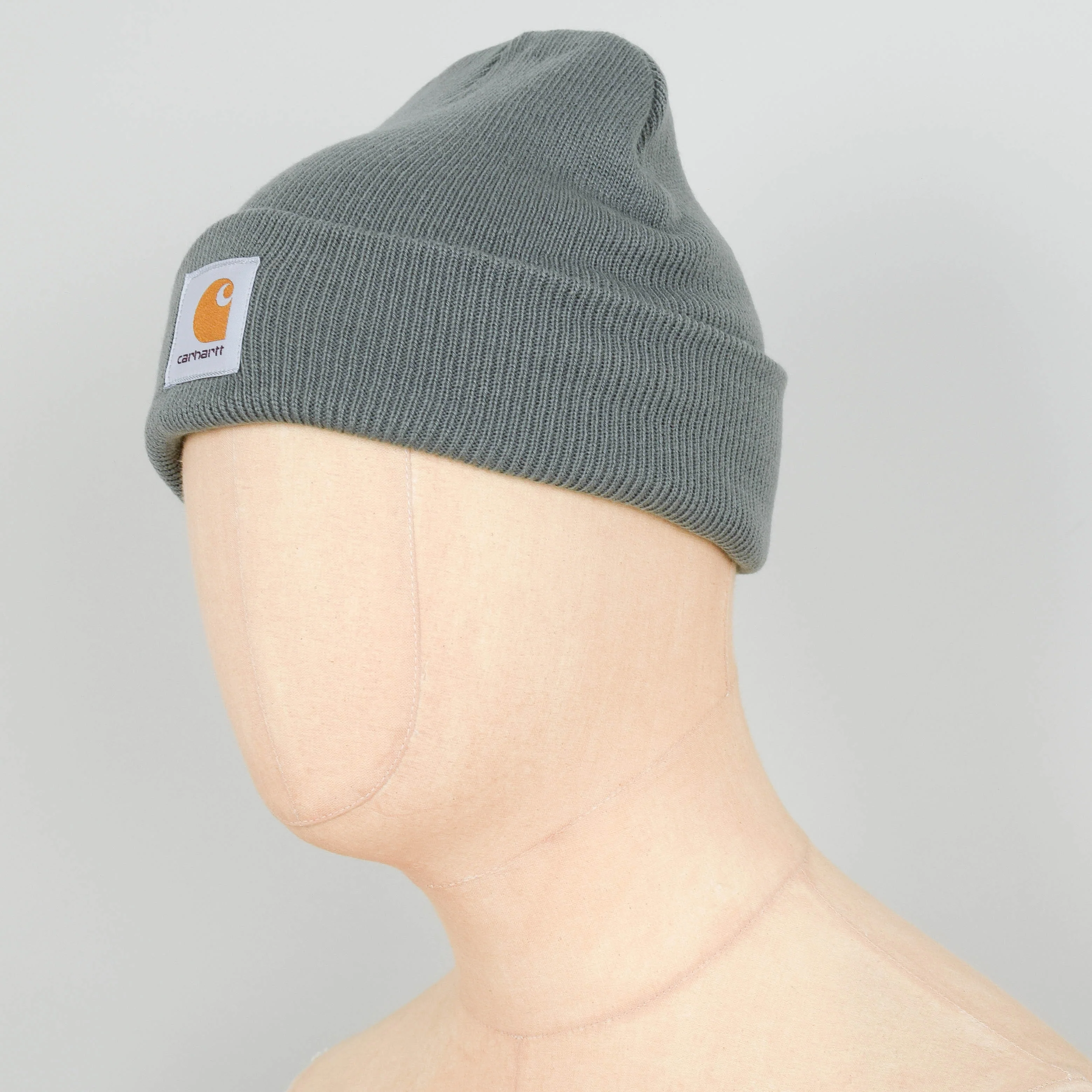 Carhartt WIP Short Watch Hat - Smoke Green - Image 2