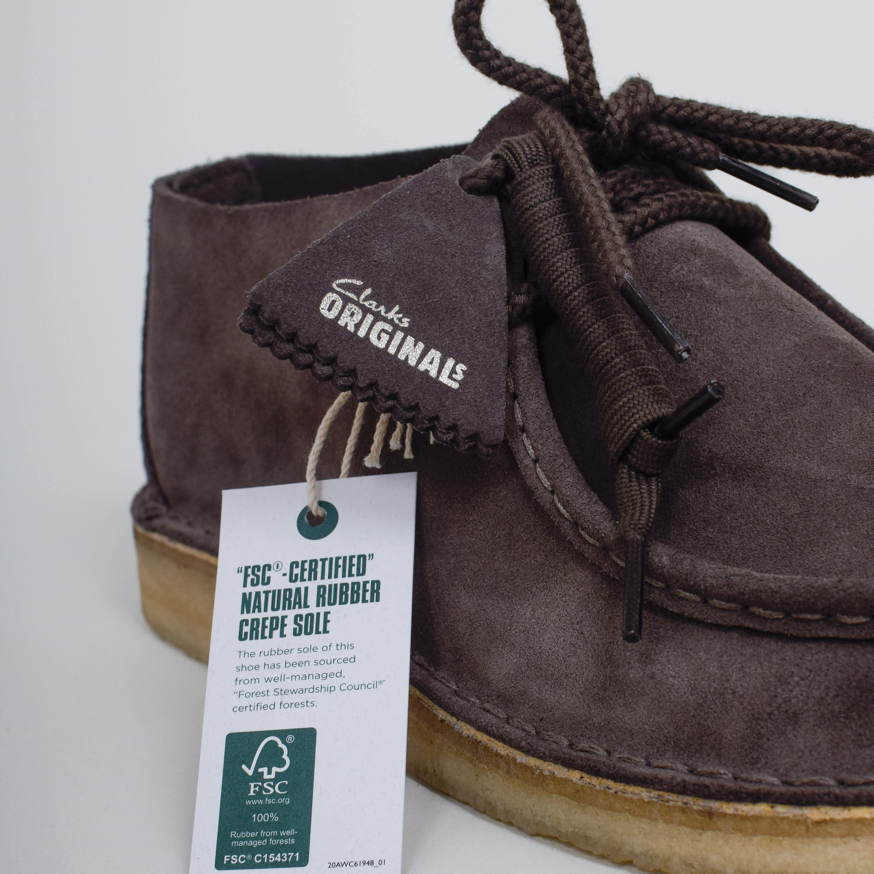 Clarks Originals Desert Nomad Suede - Mole Grey - Image 4