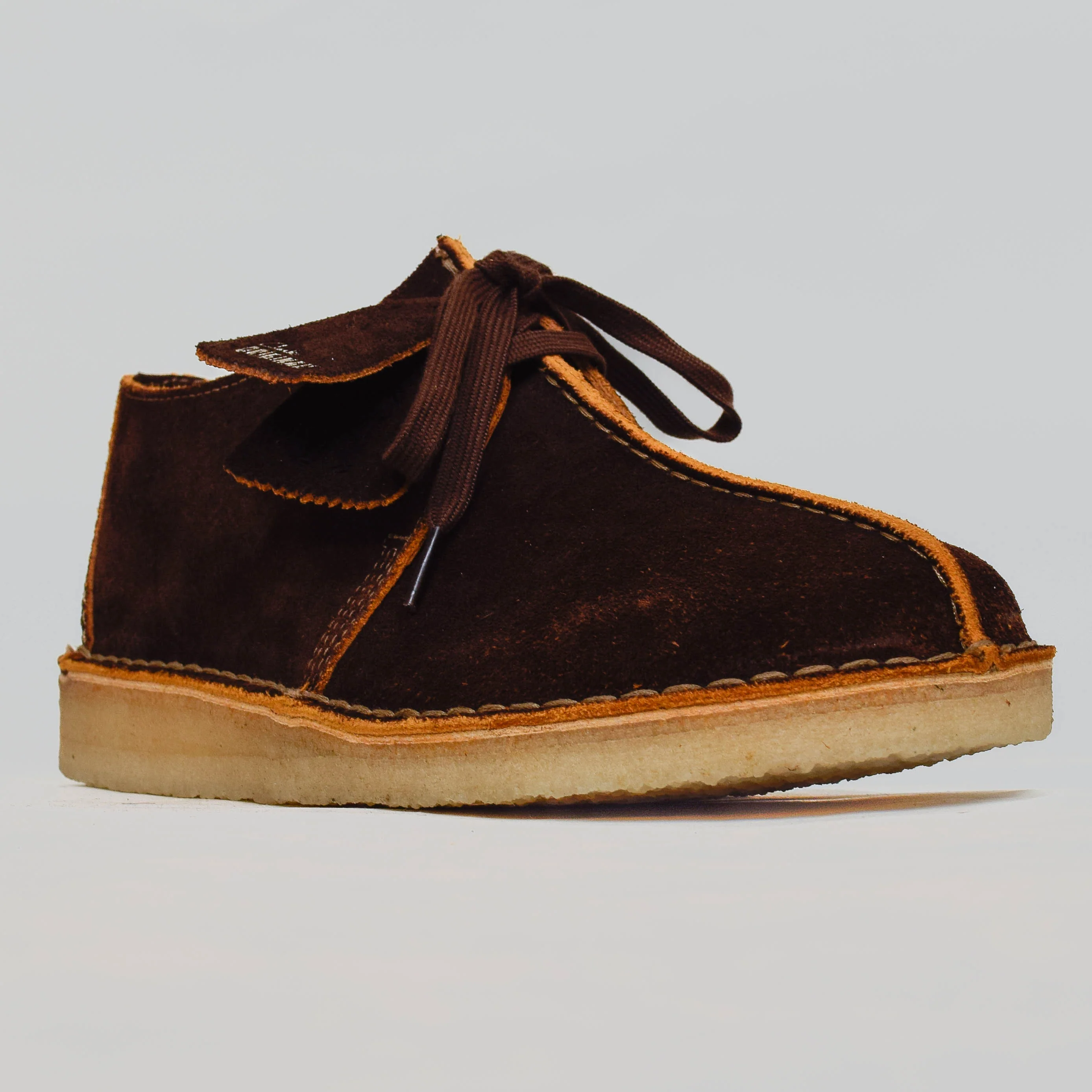 Clarks Originals Desert Trek - Brown / Chestnut Suede - Image 2