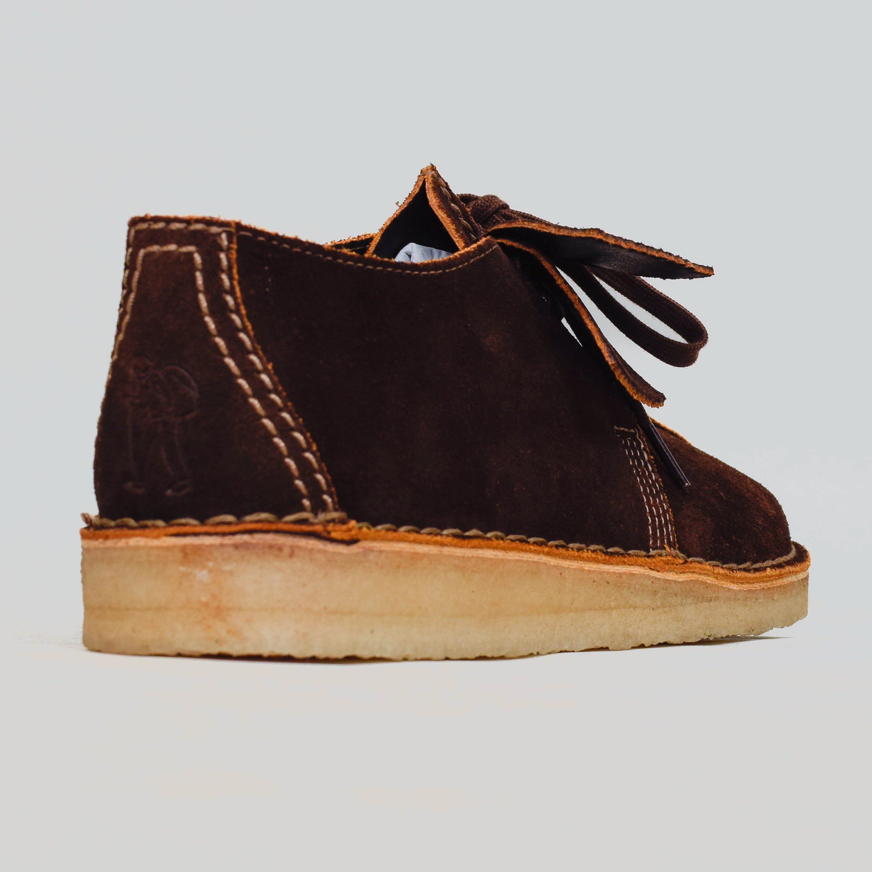 Clarks Originals Desert Trek - Brown / Chestnut Suede - Image 3