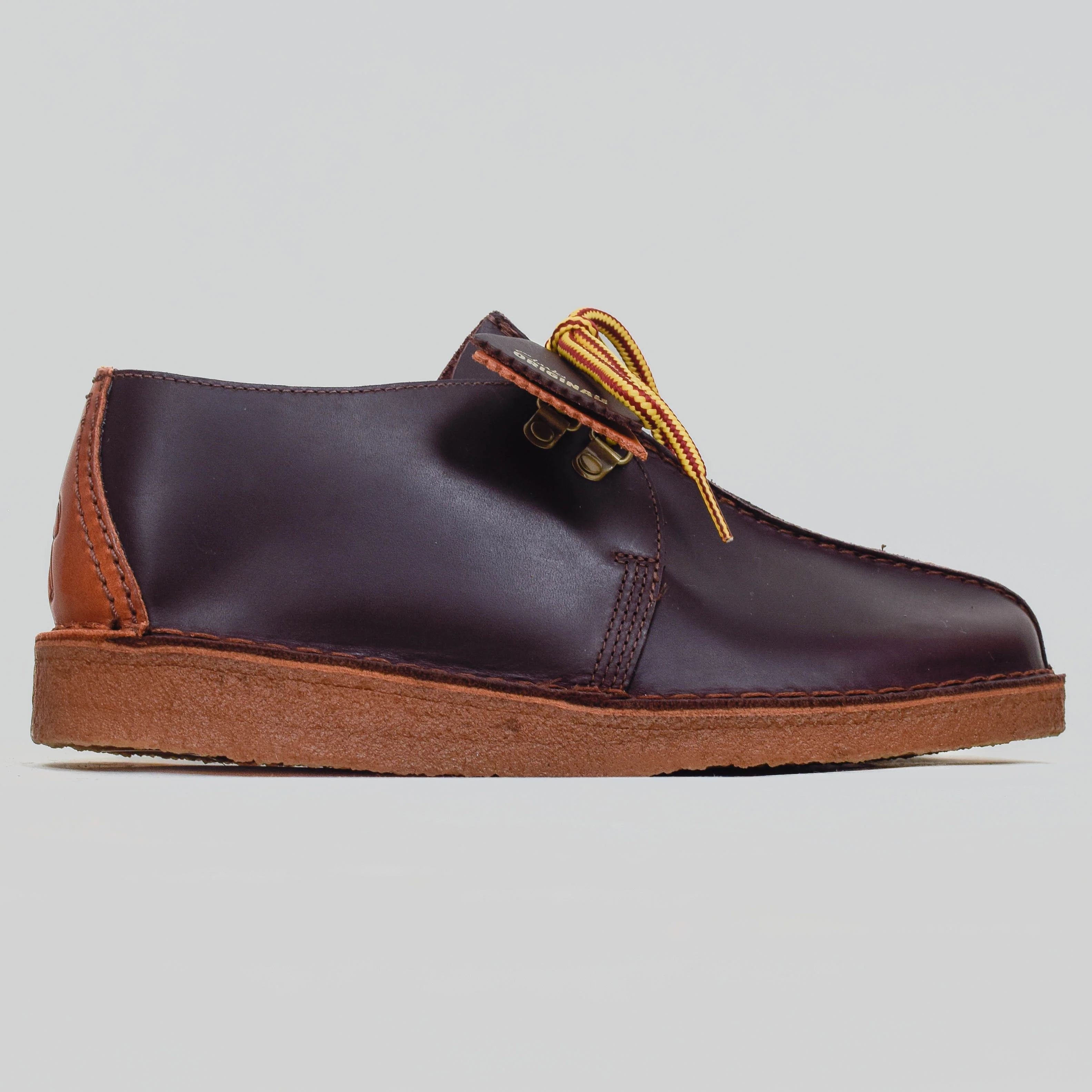 Clarks Originals Desert Trek Hiker - Burgundy Leather