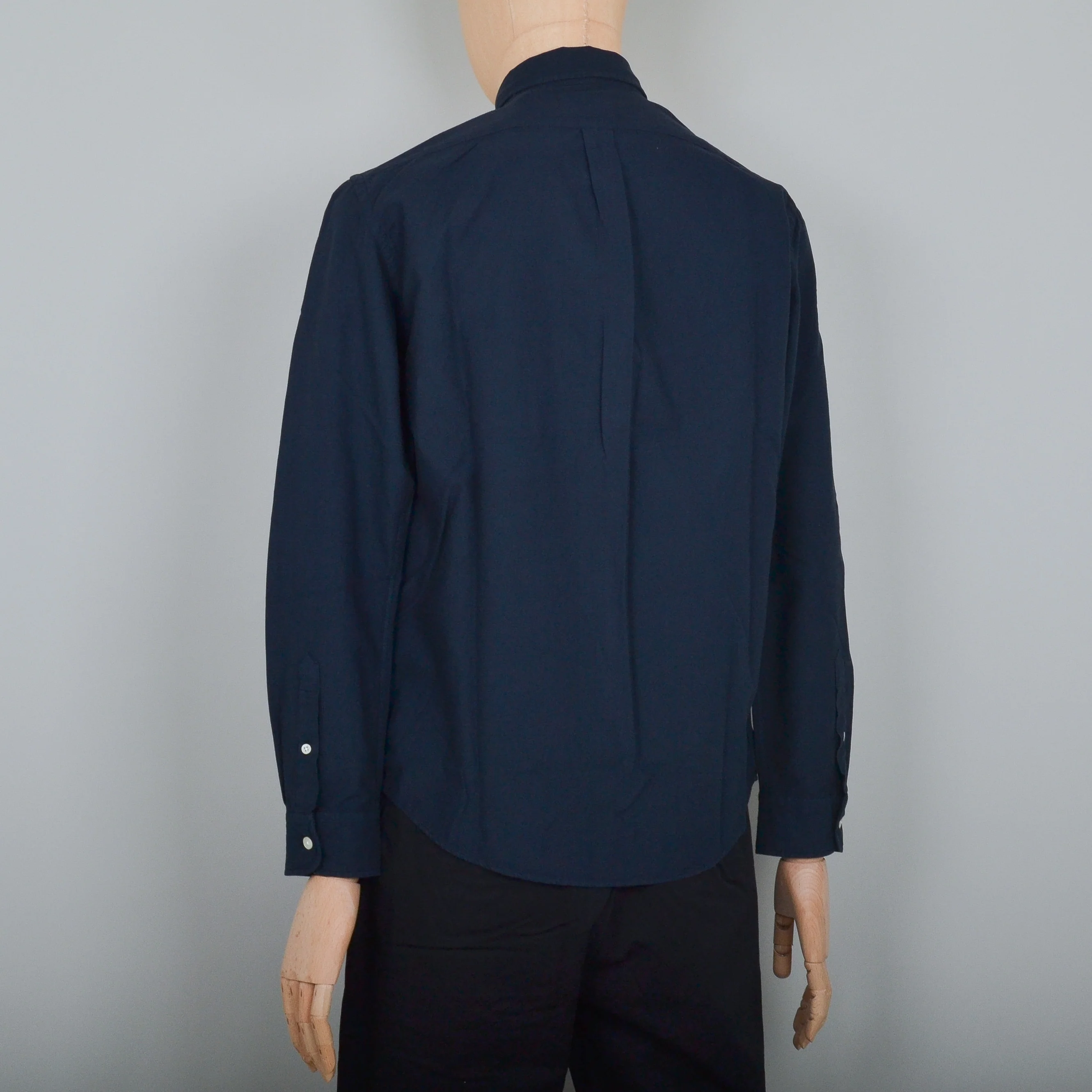 Colorful Standard Button Down Shirt - Navy Blue - Image 3