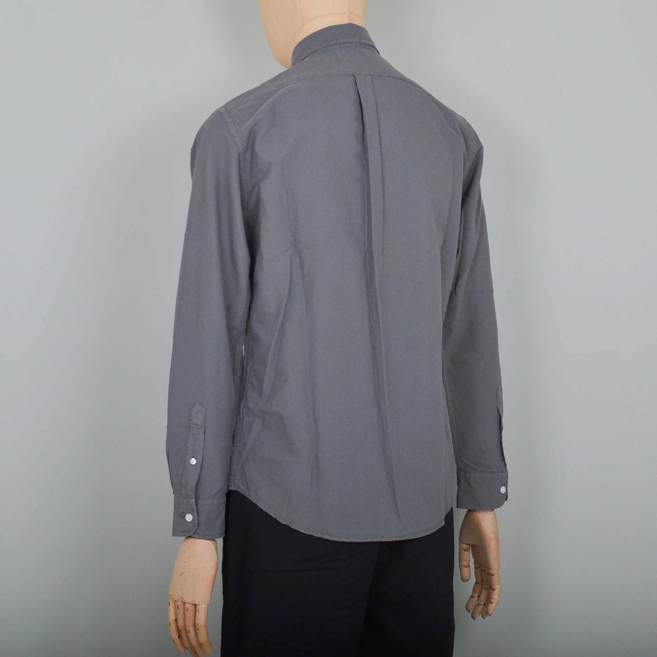 Colorful Standard Button Down Shirt - Storm Grey - Image 3