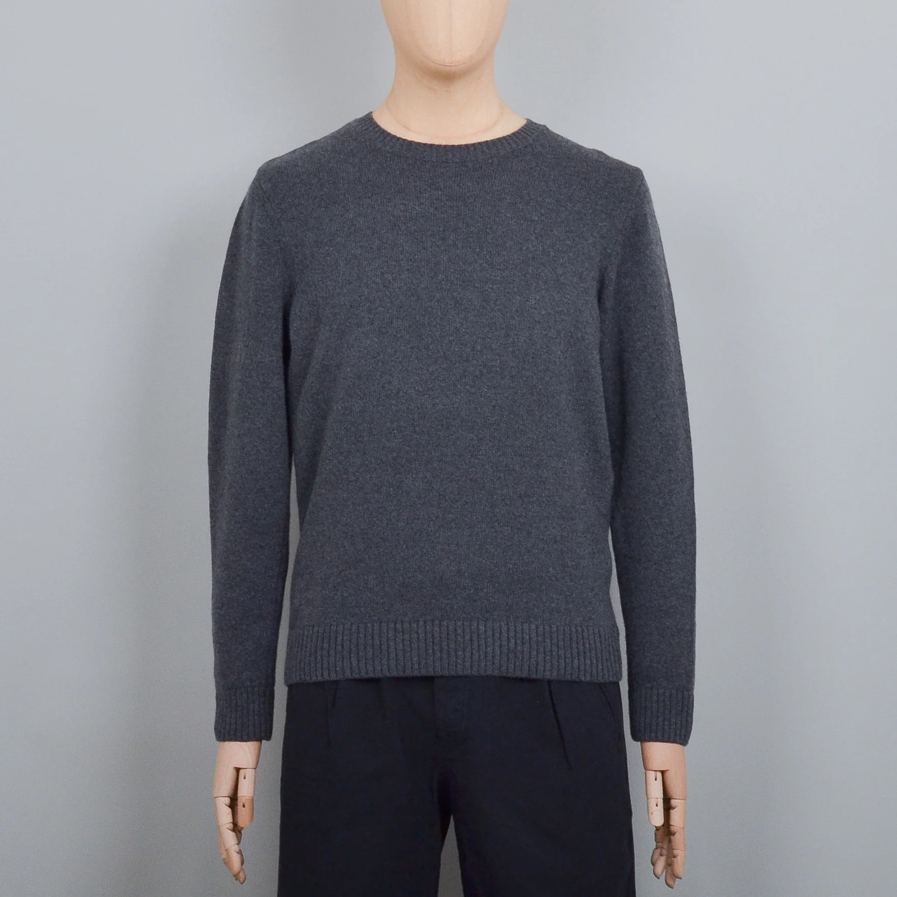 Colorful Standard Classic Merino Wool Crew - Lava Grey