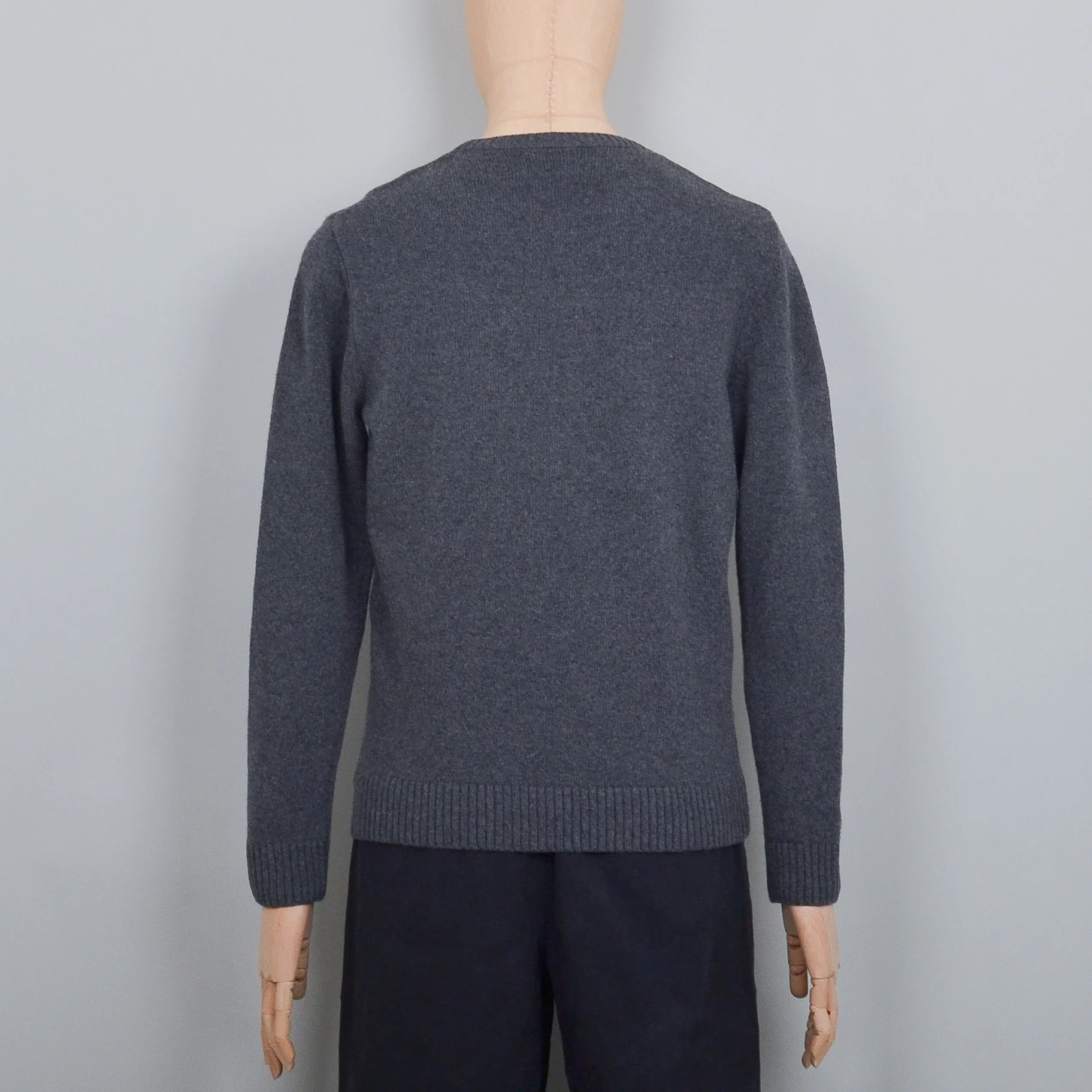 Colorful Standard Classic Merino Wool Crew - Lava Grey - Image 3
