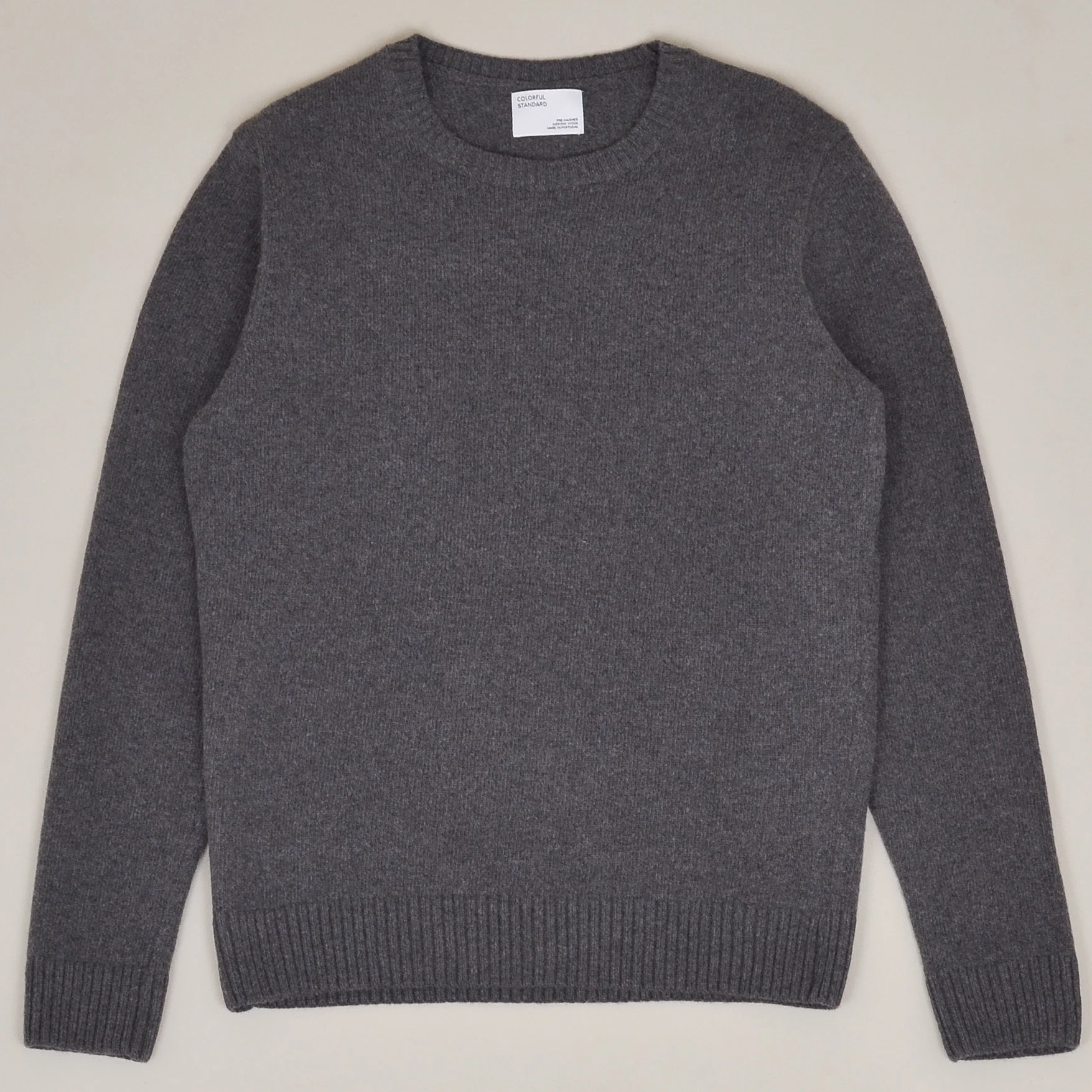 Colorful Standard Classic Merino Wool Crew - Lava Grey - Image 4