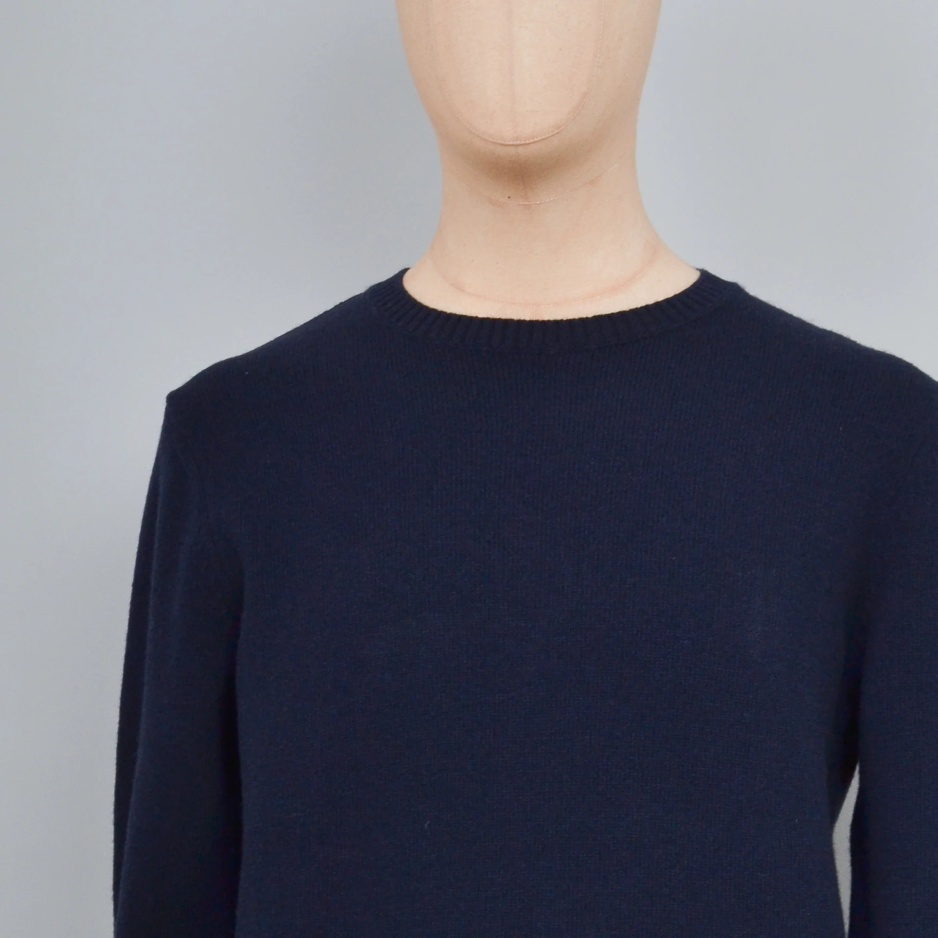 Colorful Standard Classic Merino Wool Crew - Navy Blue - Image 2