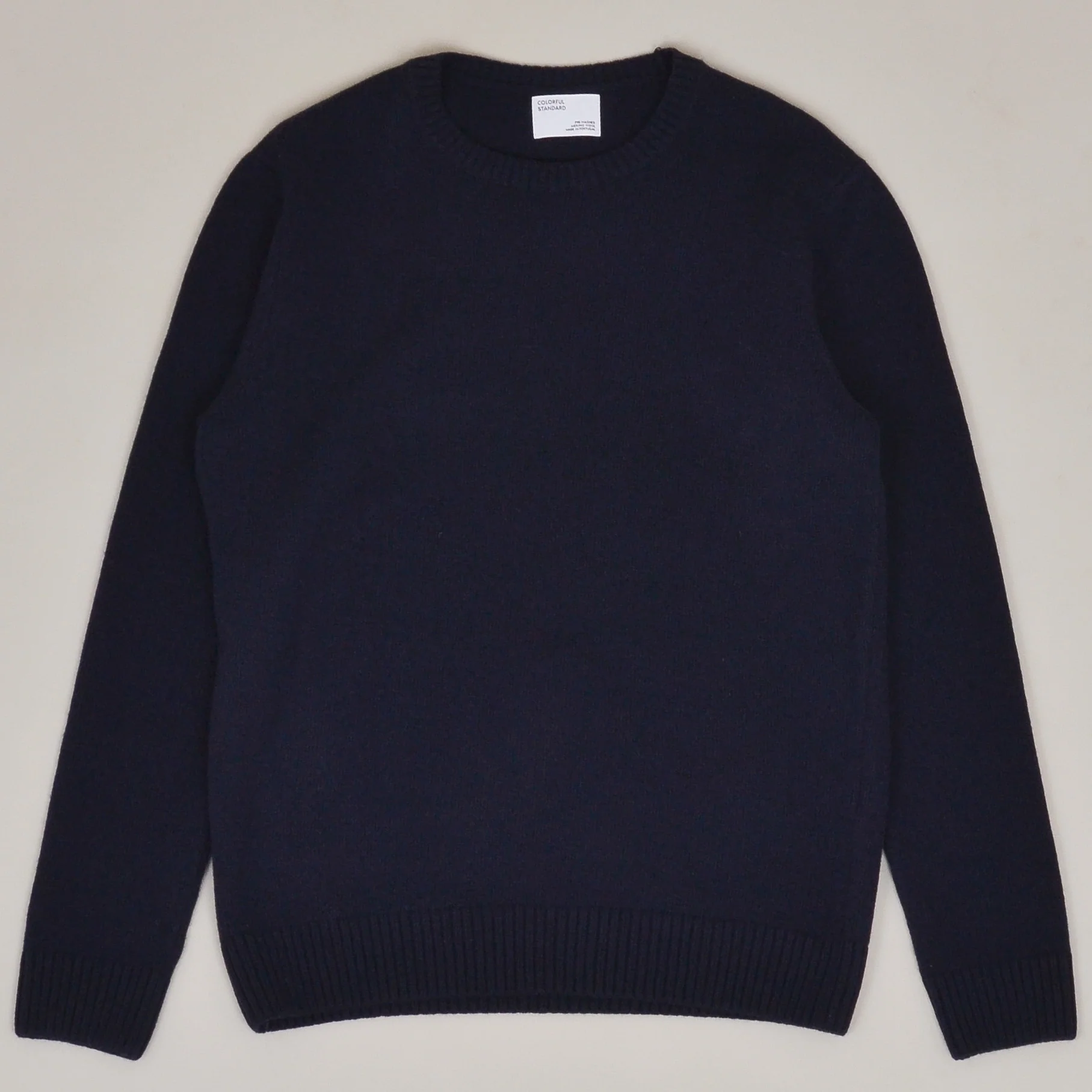 Colorful Standard Classic Merino Wool Crew - Navy Blue - Image 4