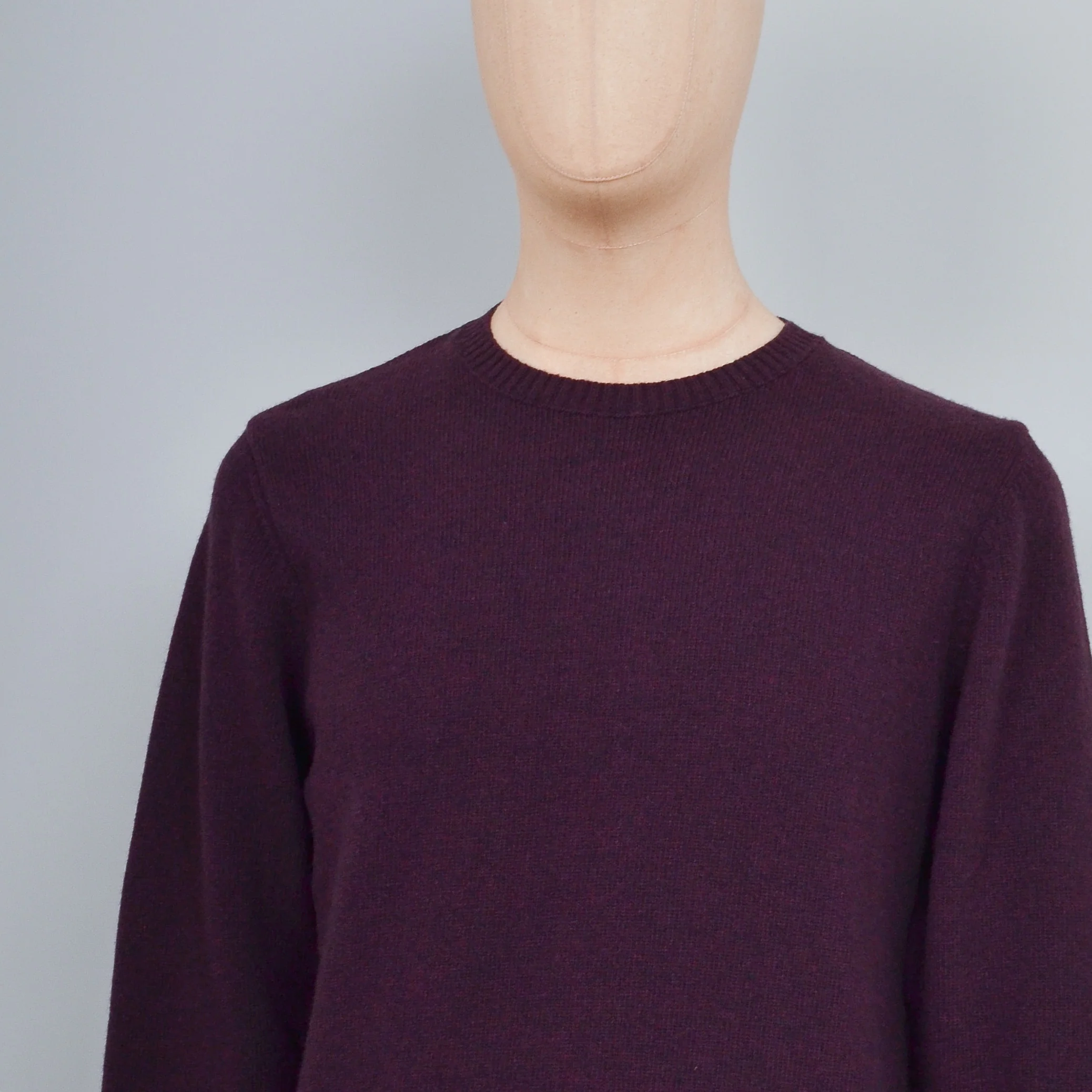 Colorful Standard Classic Merino Wool Crew - Oxblood Red - Image 2