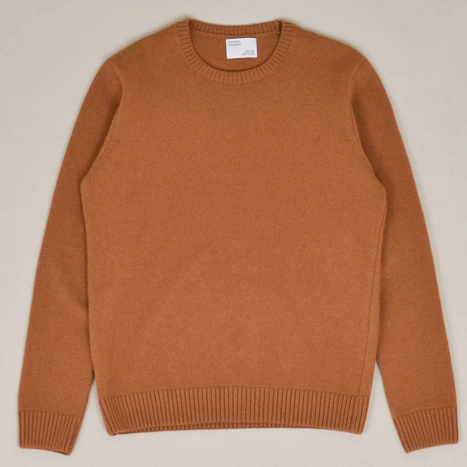 Colorful Standard Classic Merino Wool Crew - Sahara Camel - Image 4