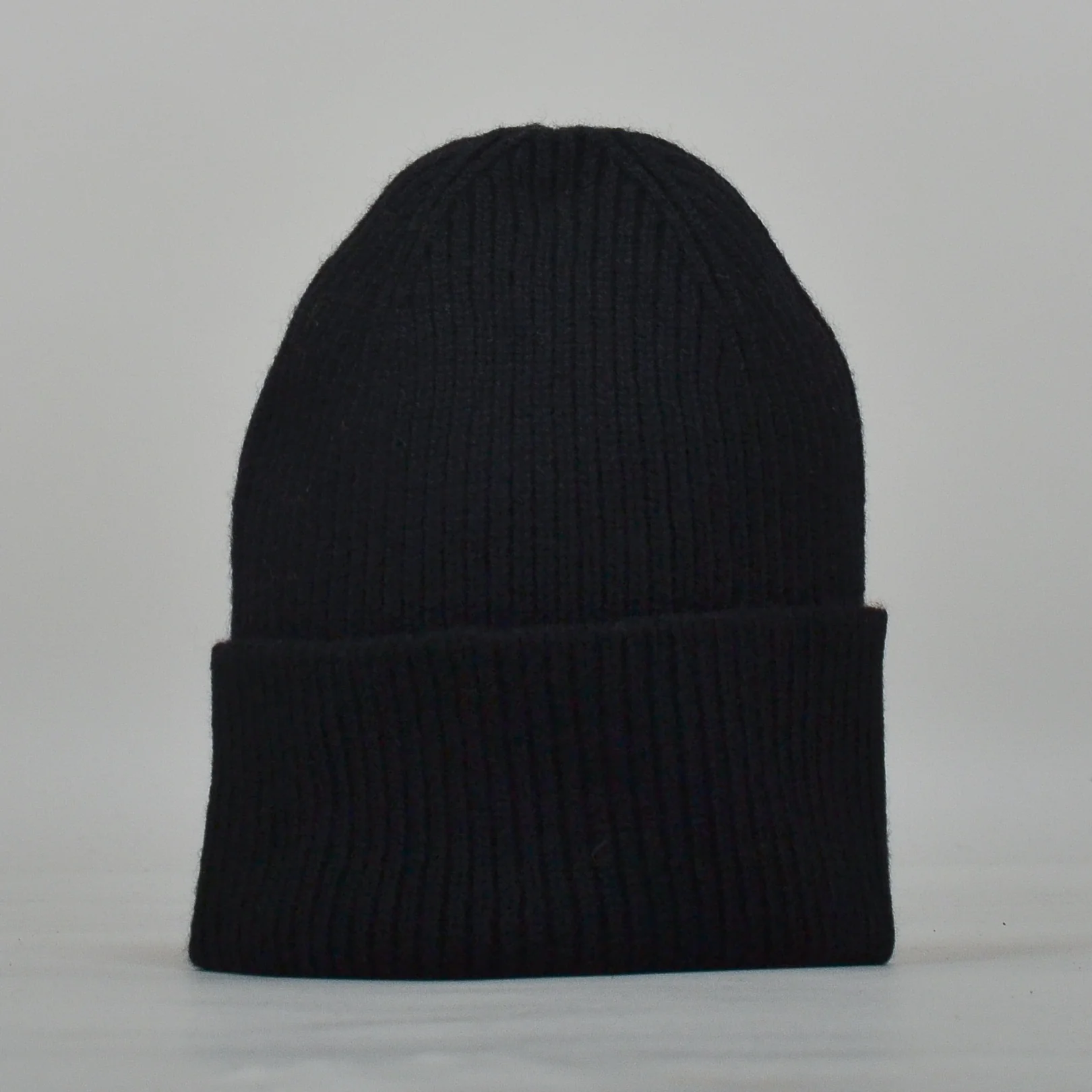 Colorful Standard Merino Wool Beanie - Deep Black - Image 3