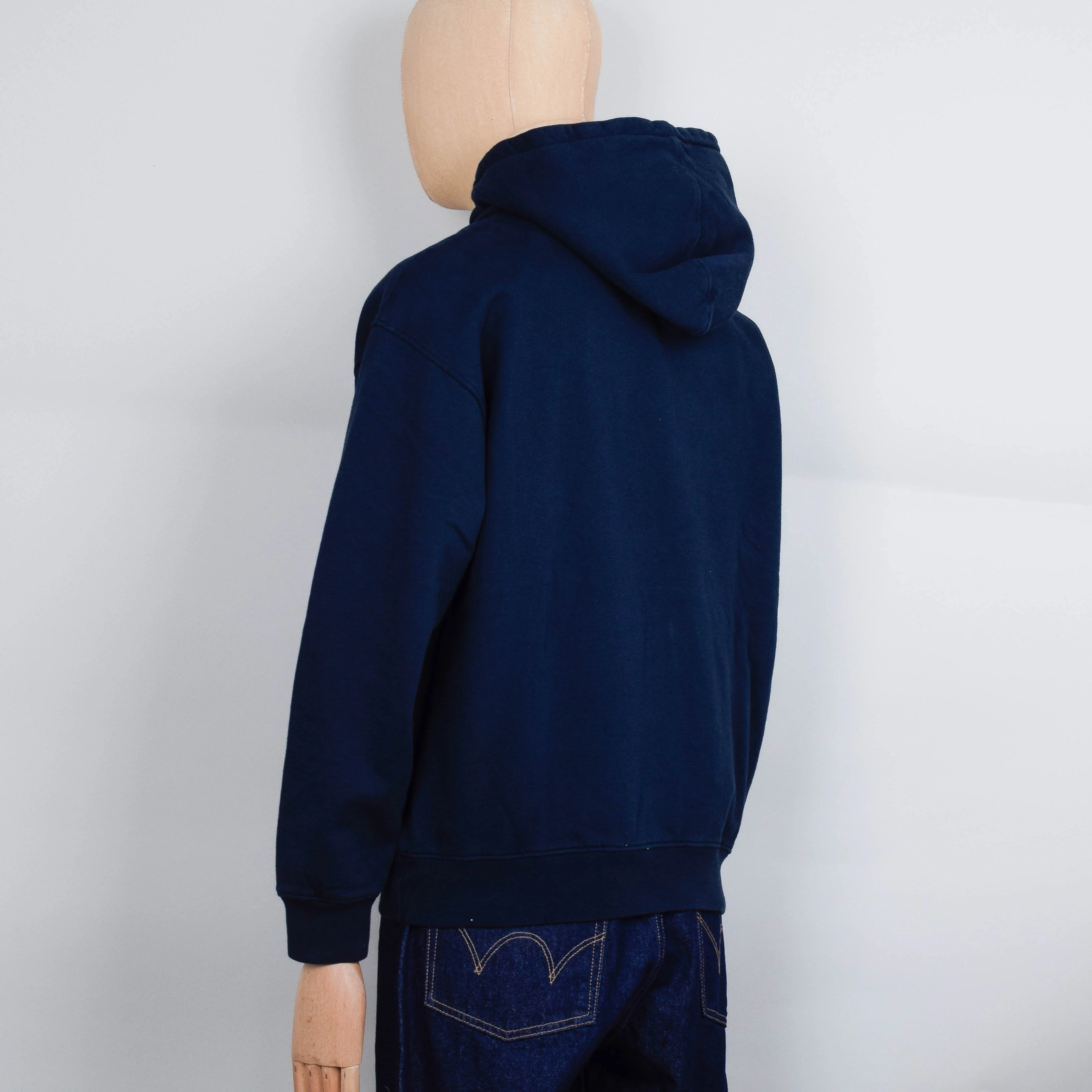 Colorful Standard Organic Oversized Hood - Navy Blue - Image 3