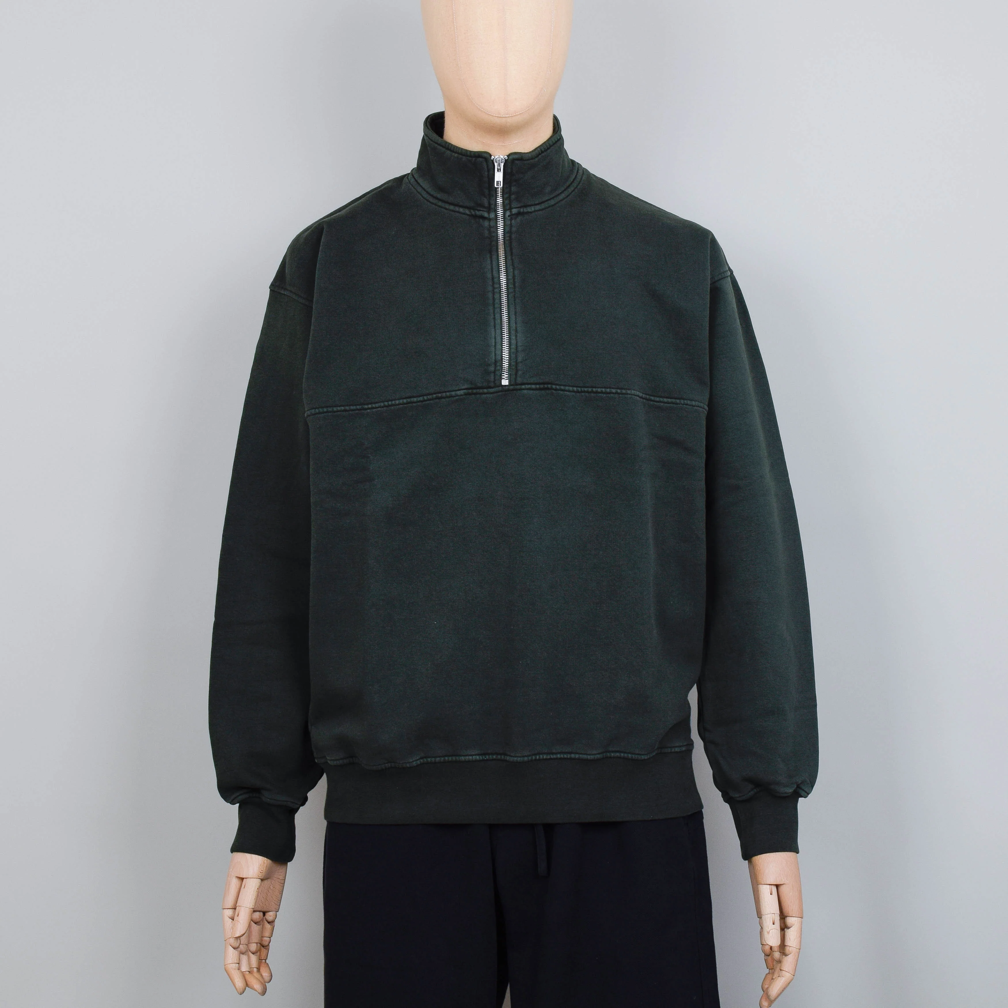 Colorful Standard Organic Quarter Zip - Hunter Green