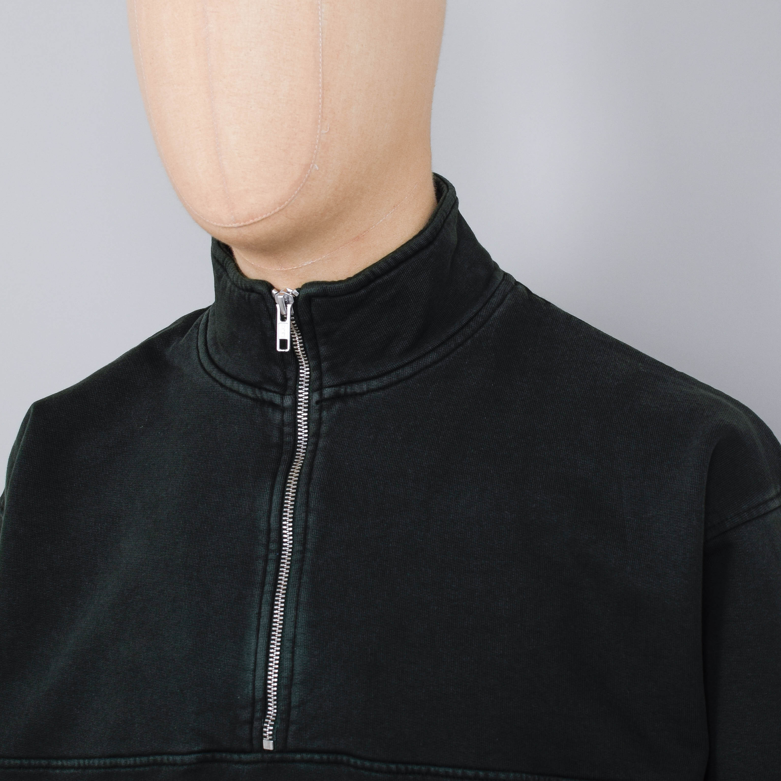 Colorful Standard Organic Quarter Zip - Hunter Green - Image 2