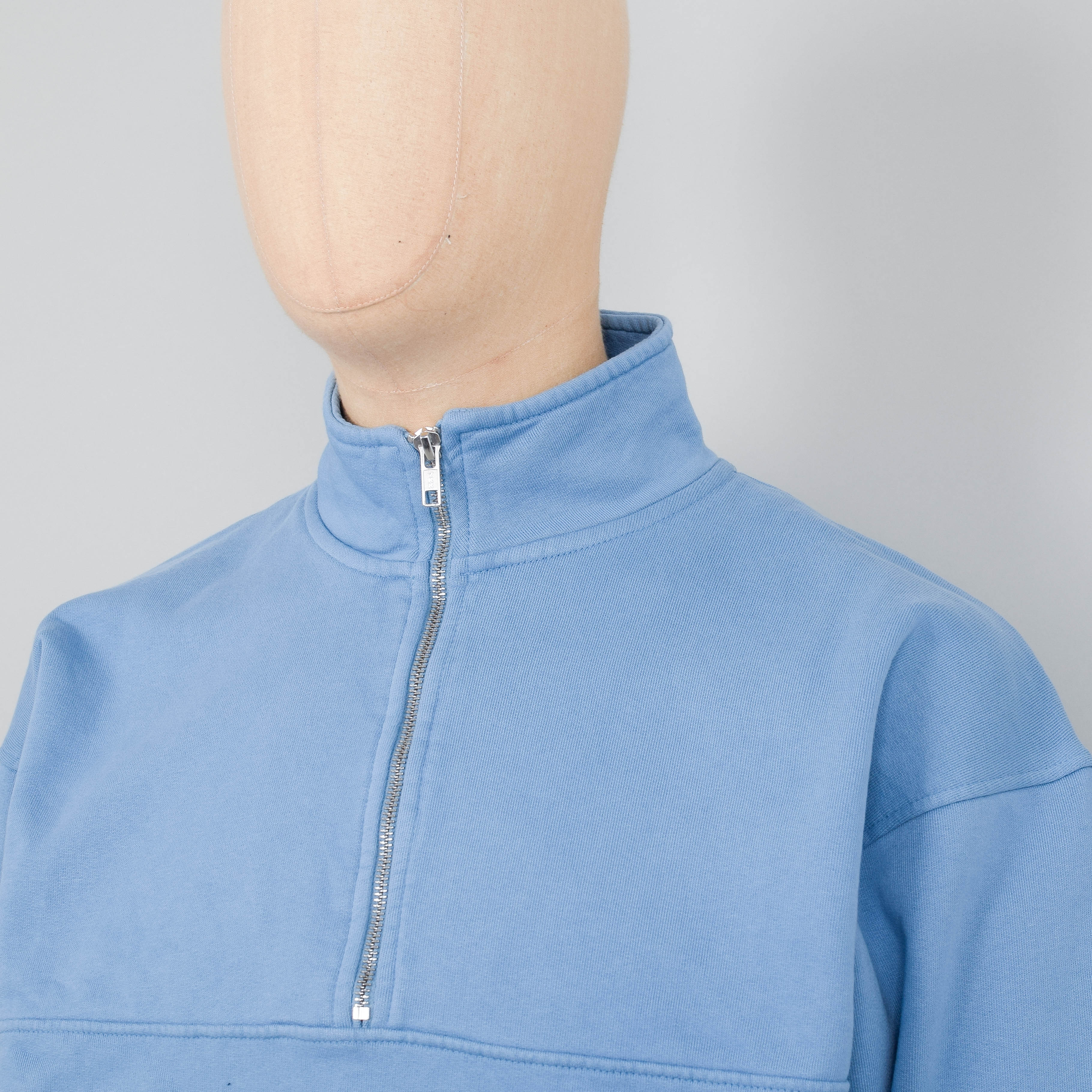 Colorful Standard Organic Quarter Zip - Seaside Blue - Image 2