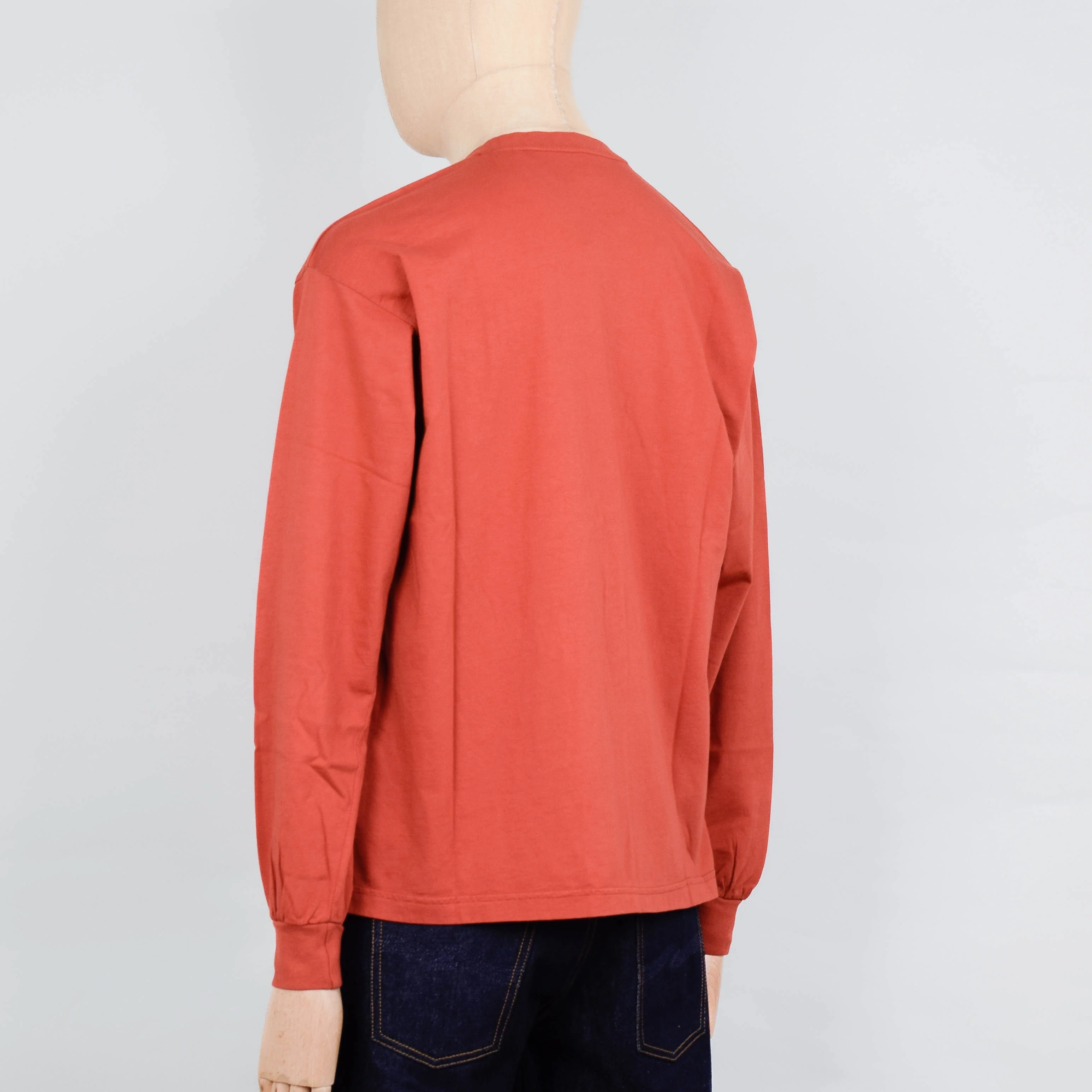 Colorful Standard Oversized Organic LS T-Shirt - Dark Amber - Image 3