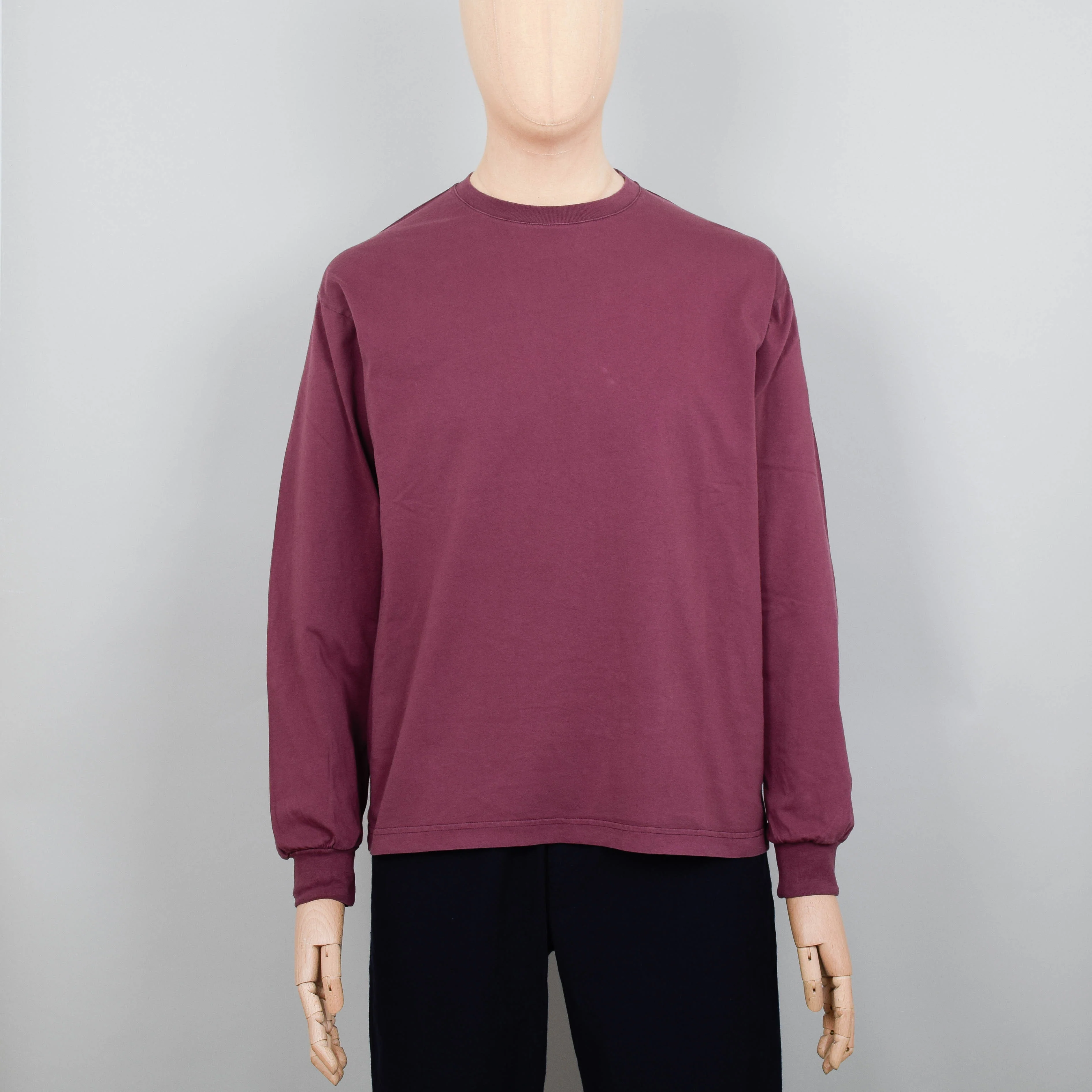 Colorful Standard Oversized Organic LS T-Shirt - Dusty Plum