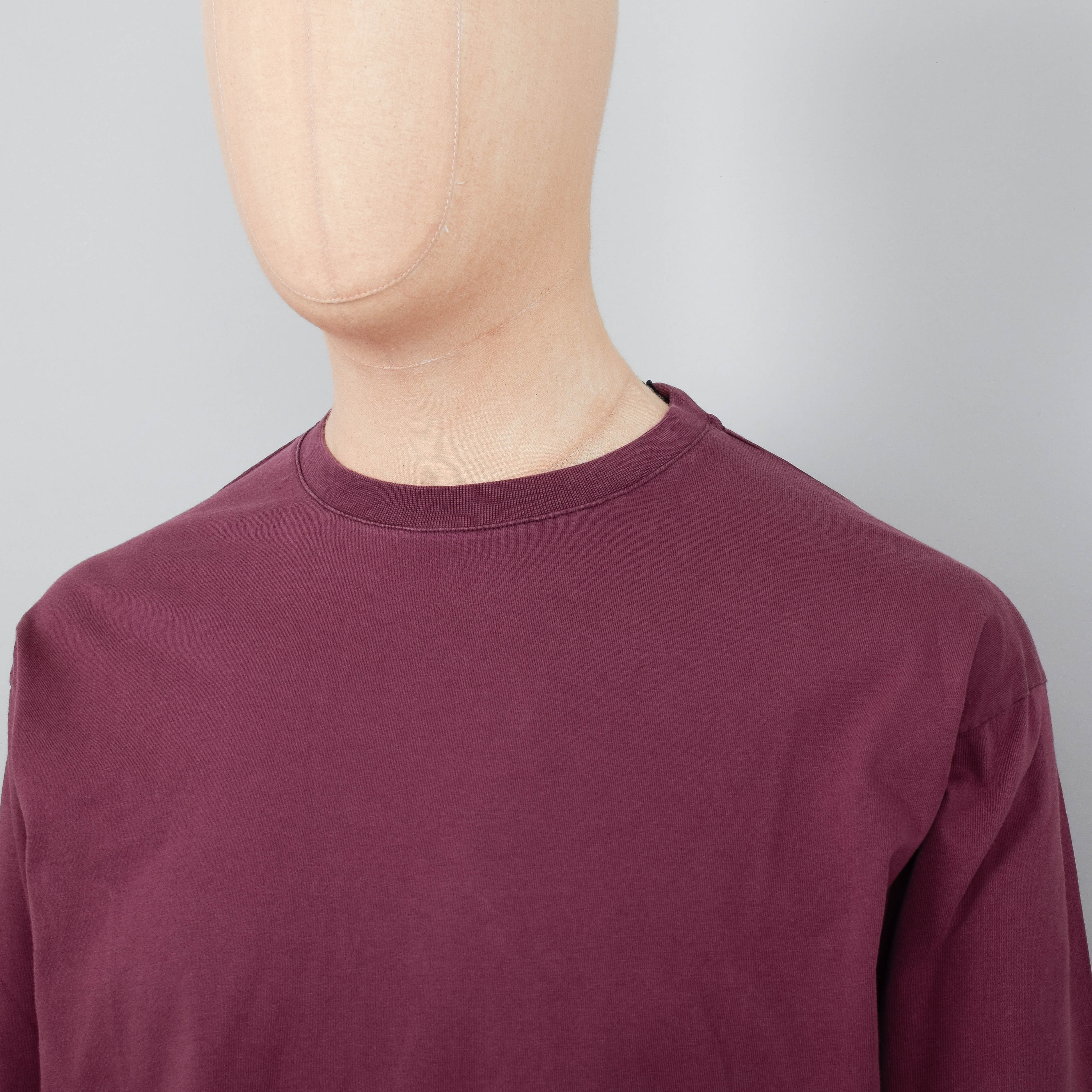 Colorful Standard Oversized Organic LS T-Shirt - Dusty Plum - Image 2