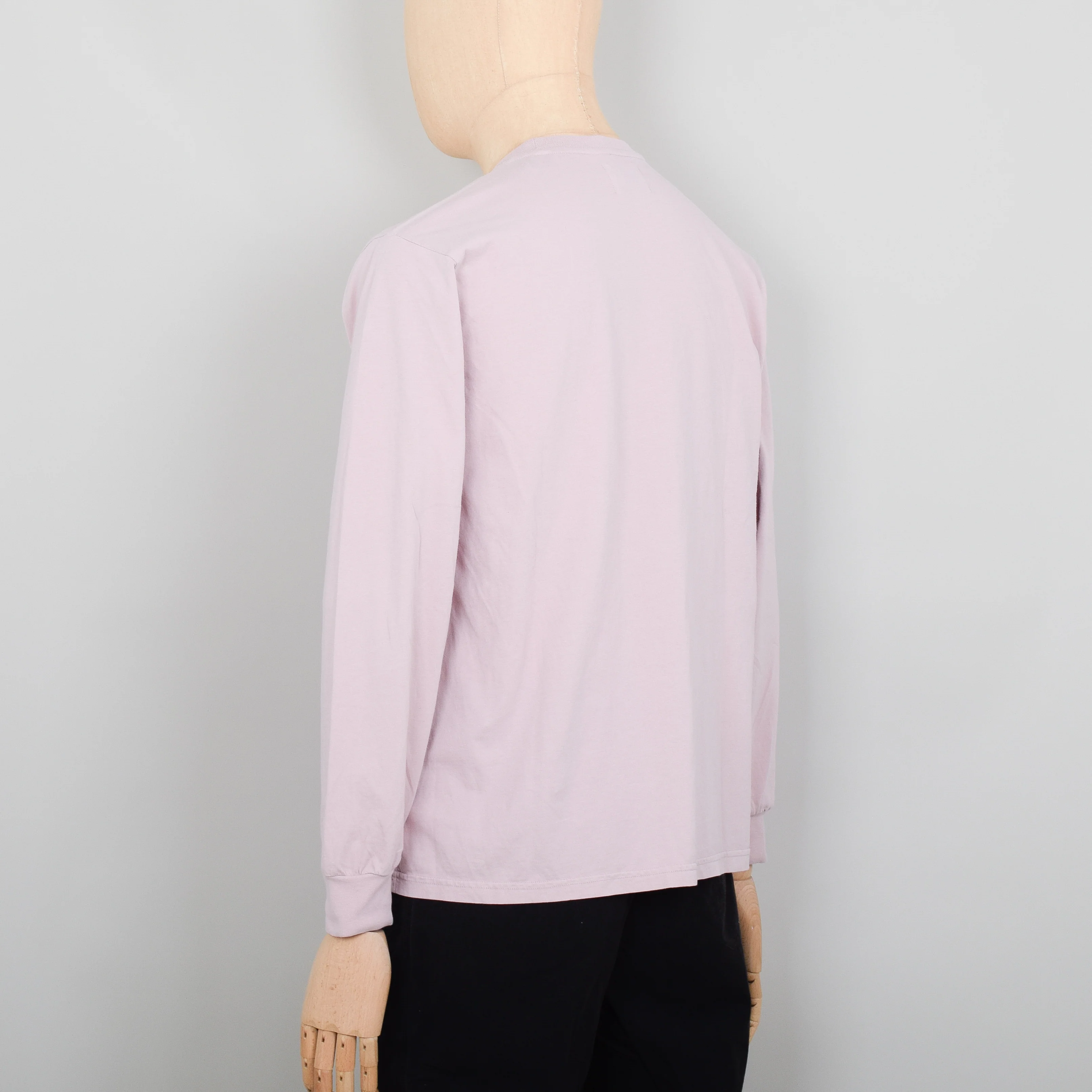 Colorful Standard Oversized Organic LS T-Shirt - Faded Pink - Image 3