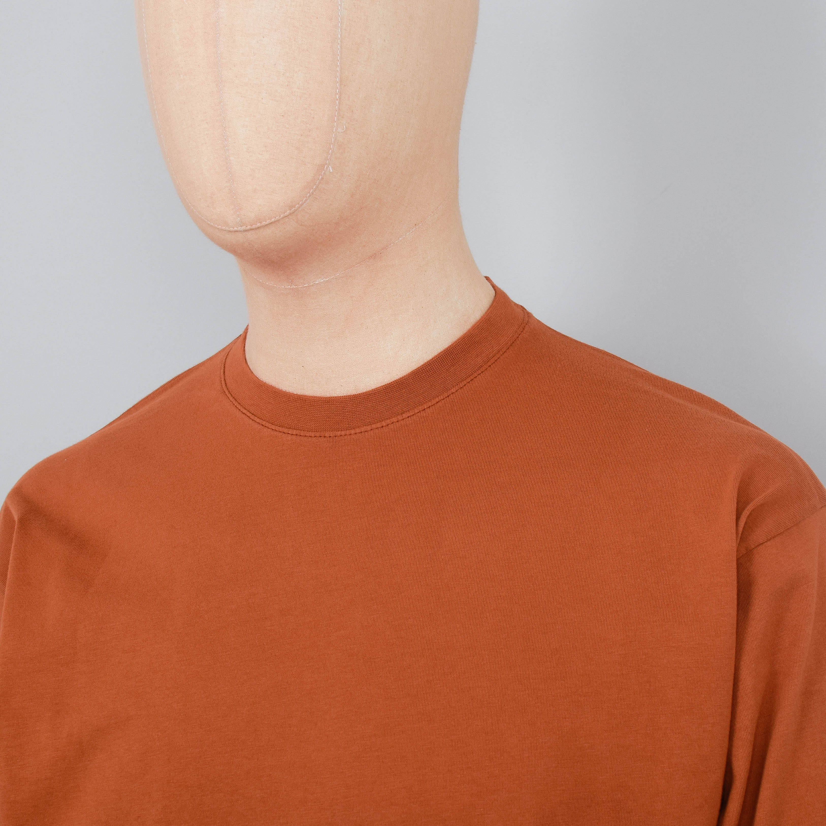 Colorful Standard Oversized Organic LS T-Shirt - Ginger Brown - Image 2