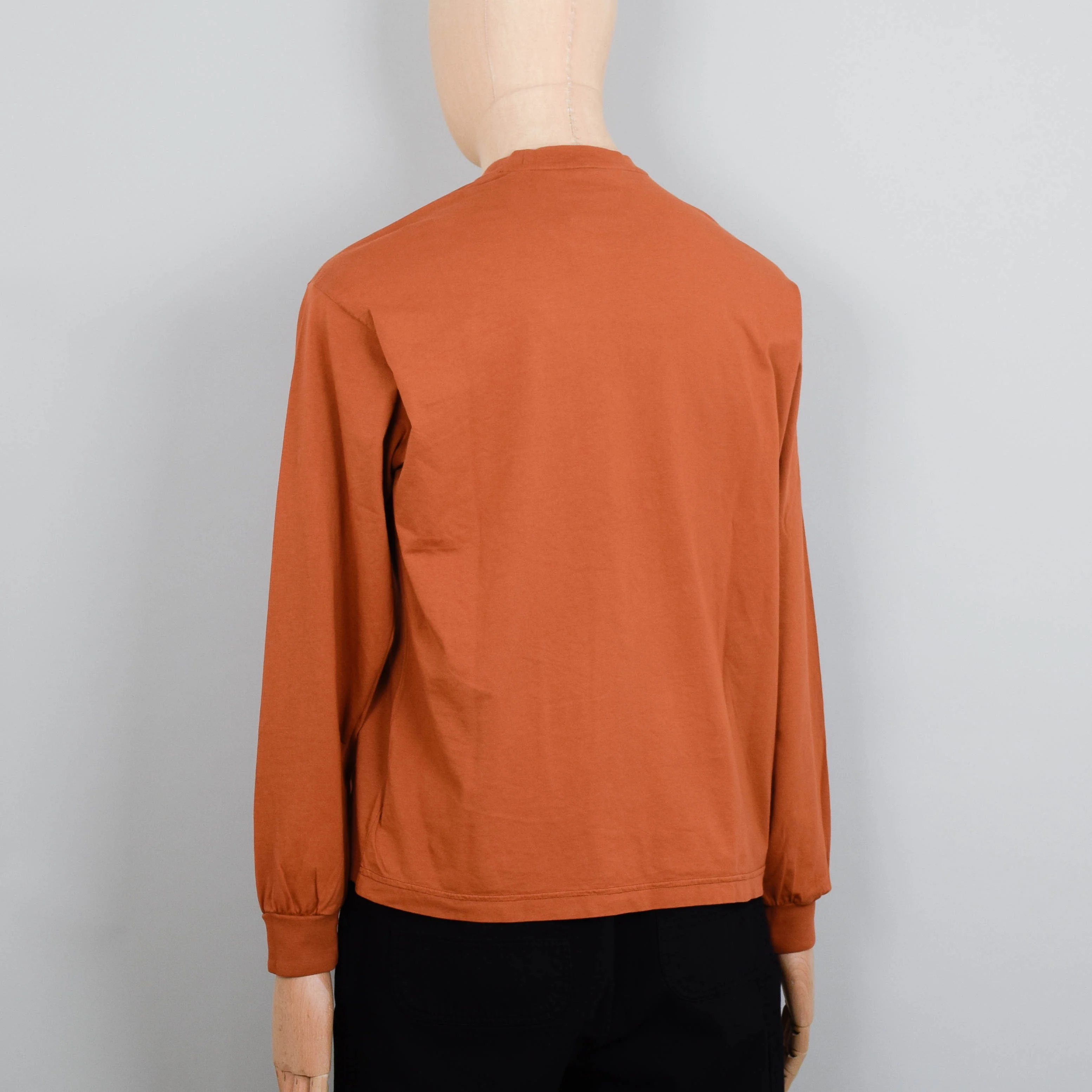 Colorful Standard Oversized Organic LS T-Shirt - Ginger Brown - Image 3