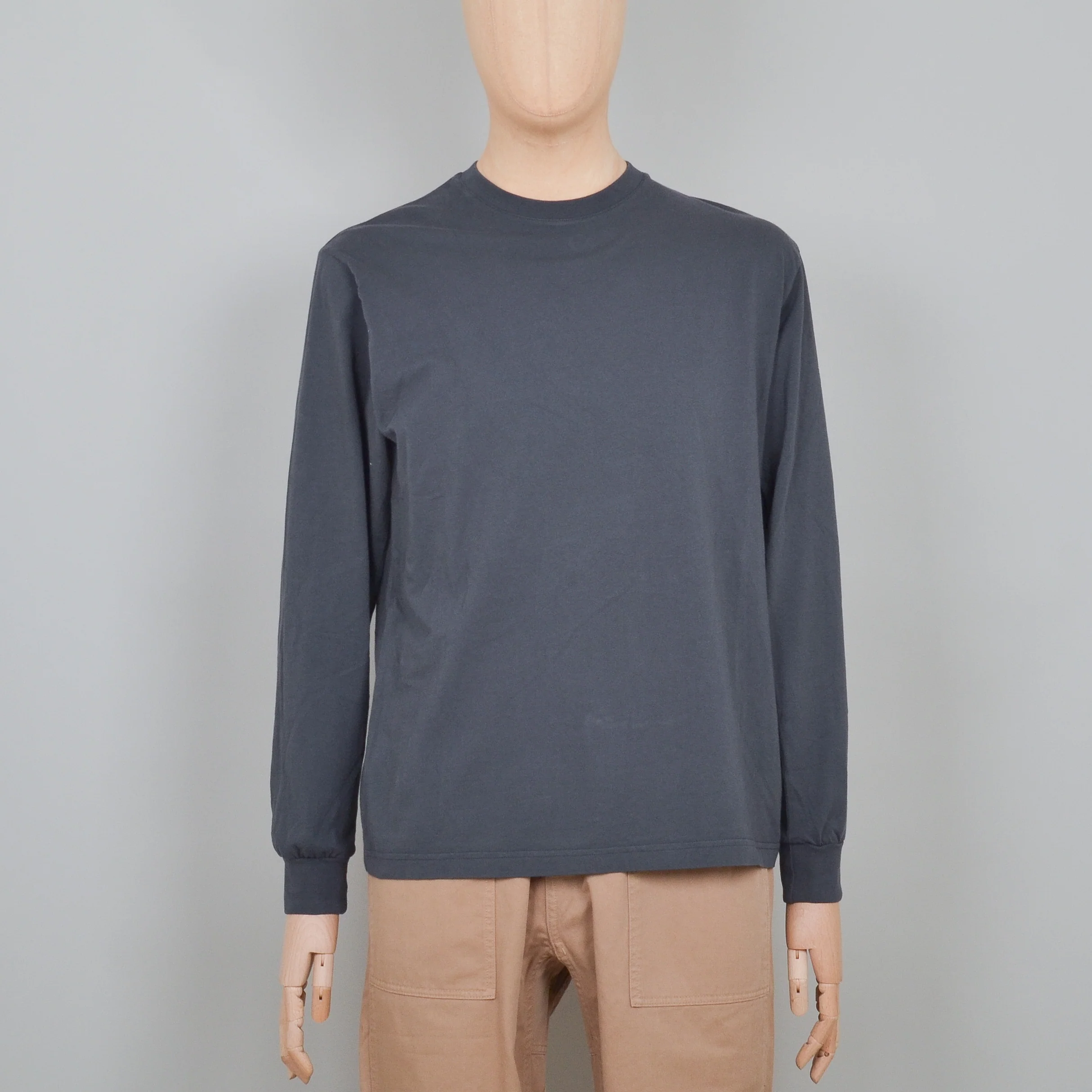 Colorful Standard Oversized Organic LS T-Shirt - Lava Grey
