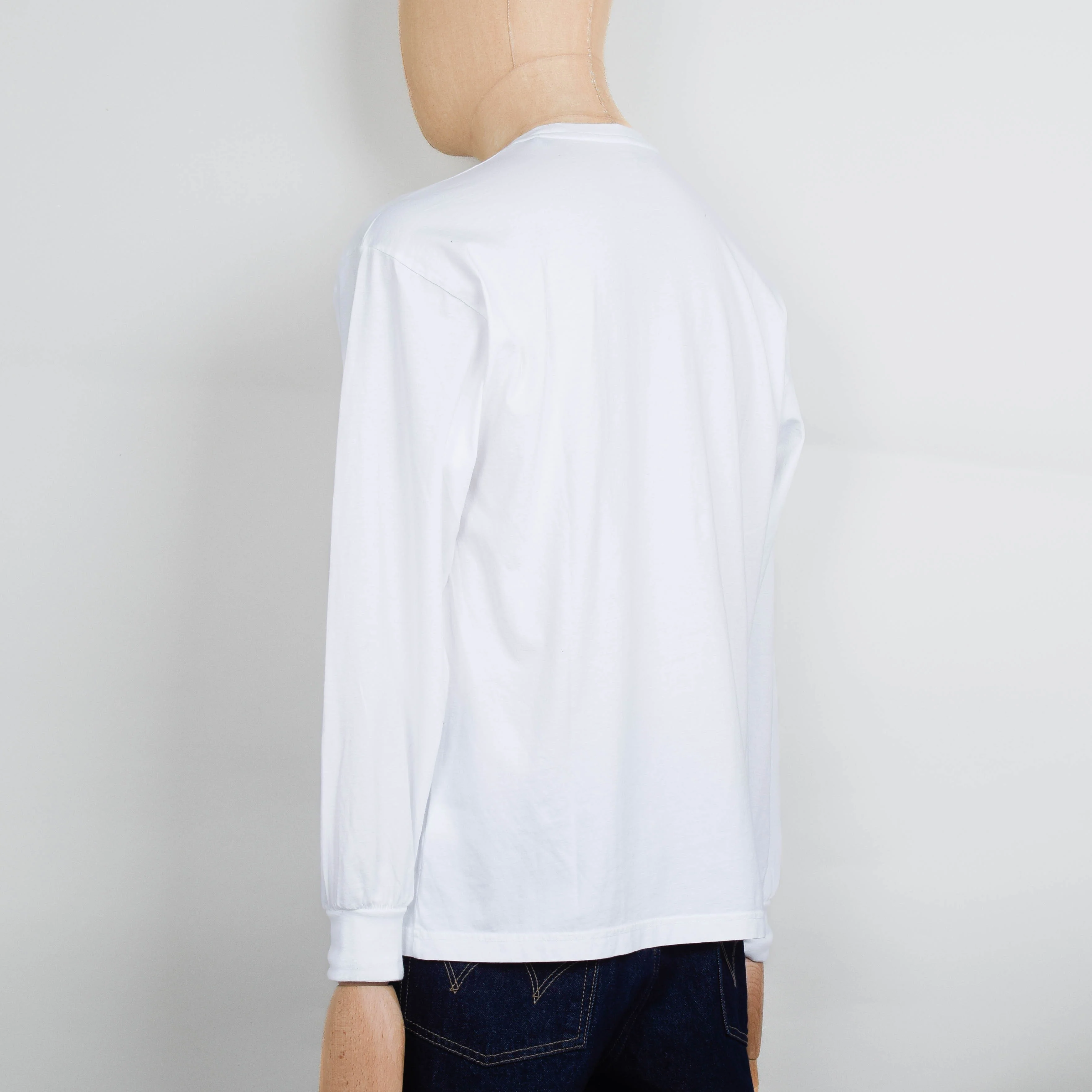 Colorful Standard Oversized Organic LS T-Shirt - Optical White - Image 3