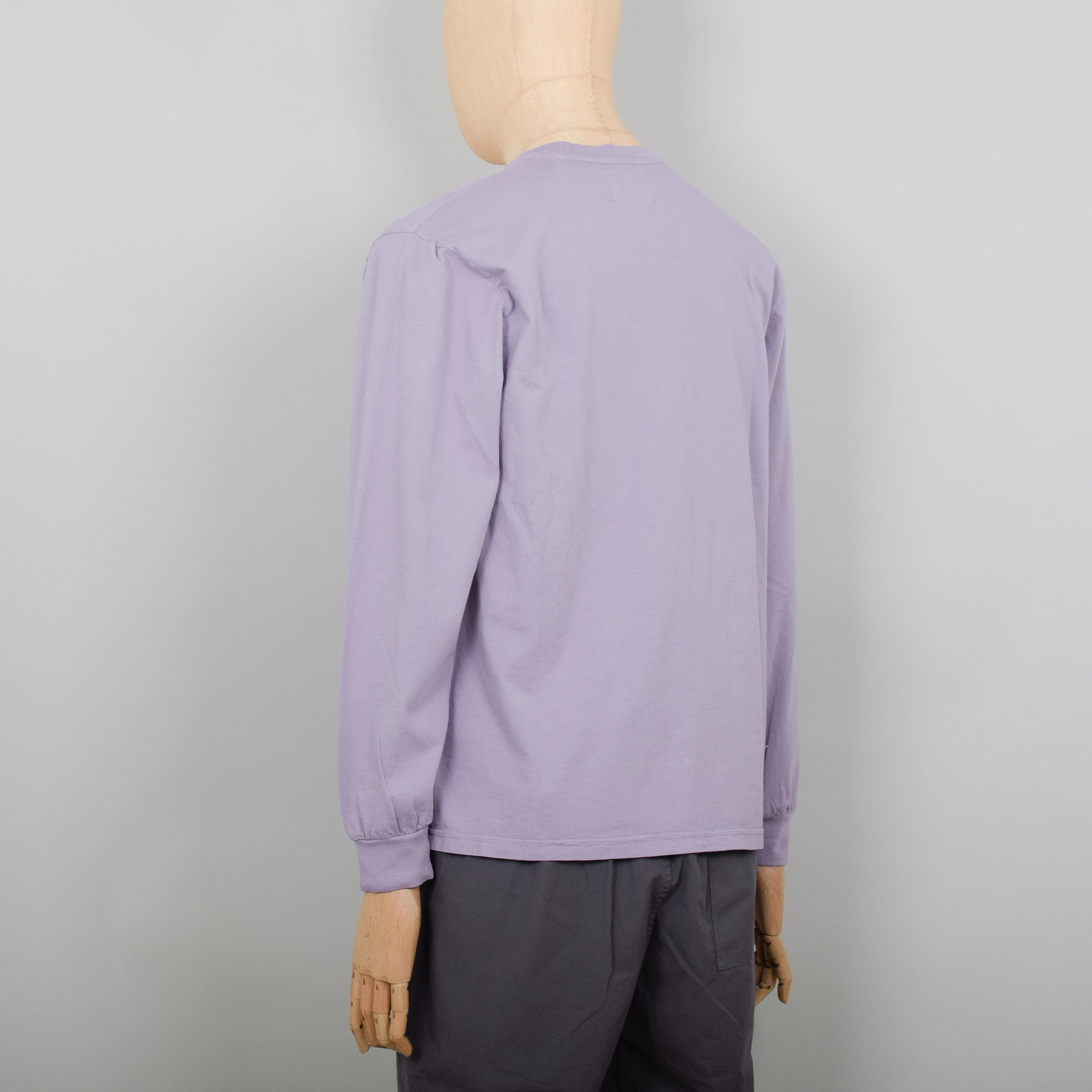 Colorful Standard Oversized Organic LS T-Shirt - Pearly Purple - Image 3