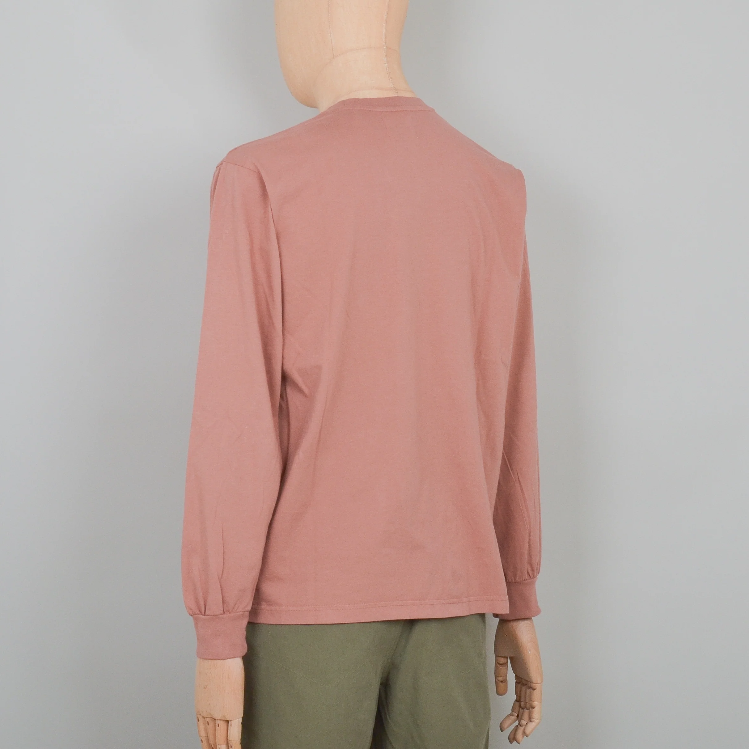 Colorful Standard Oversized Organic LS T-Shirt - Rosewood Mist - Image 3
