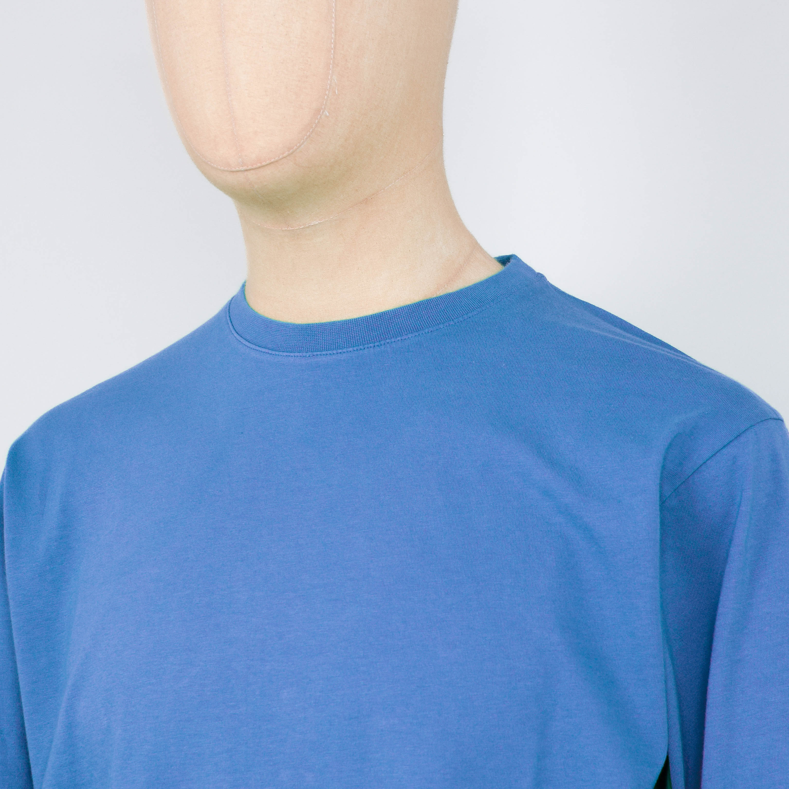 Colorful Standard Oversized Organic LS T-Shirt - Sky Blue - Image 2