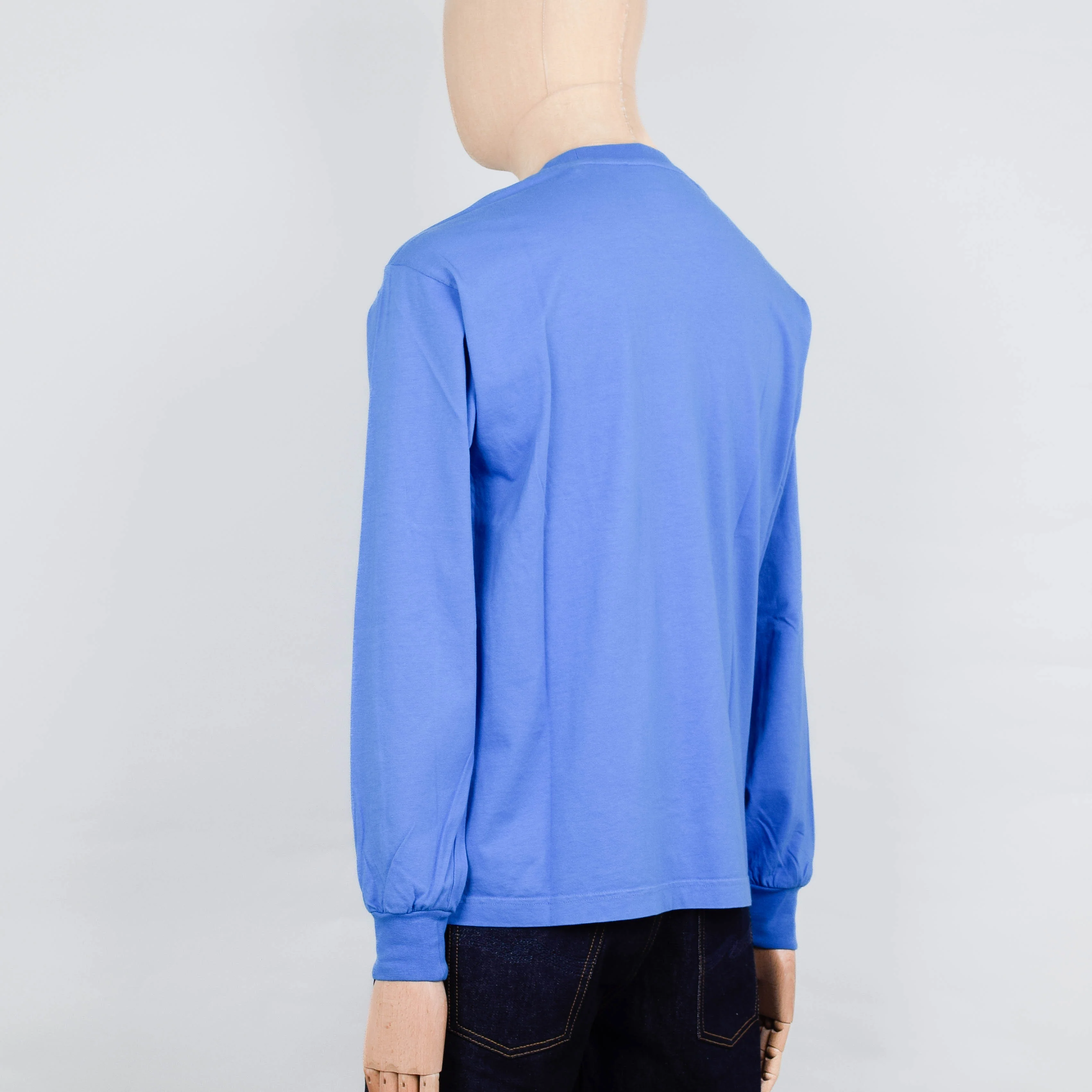 Colorful Standard Oversized Organic LS T-Shirt - Sky Blue - Image 3
