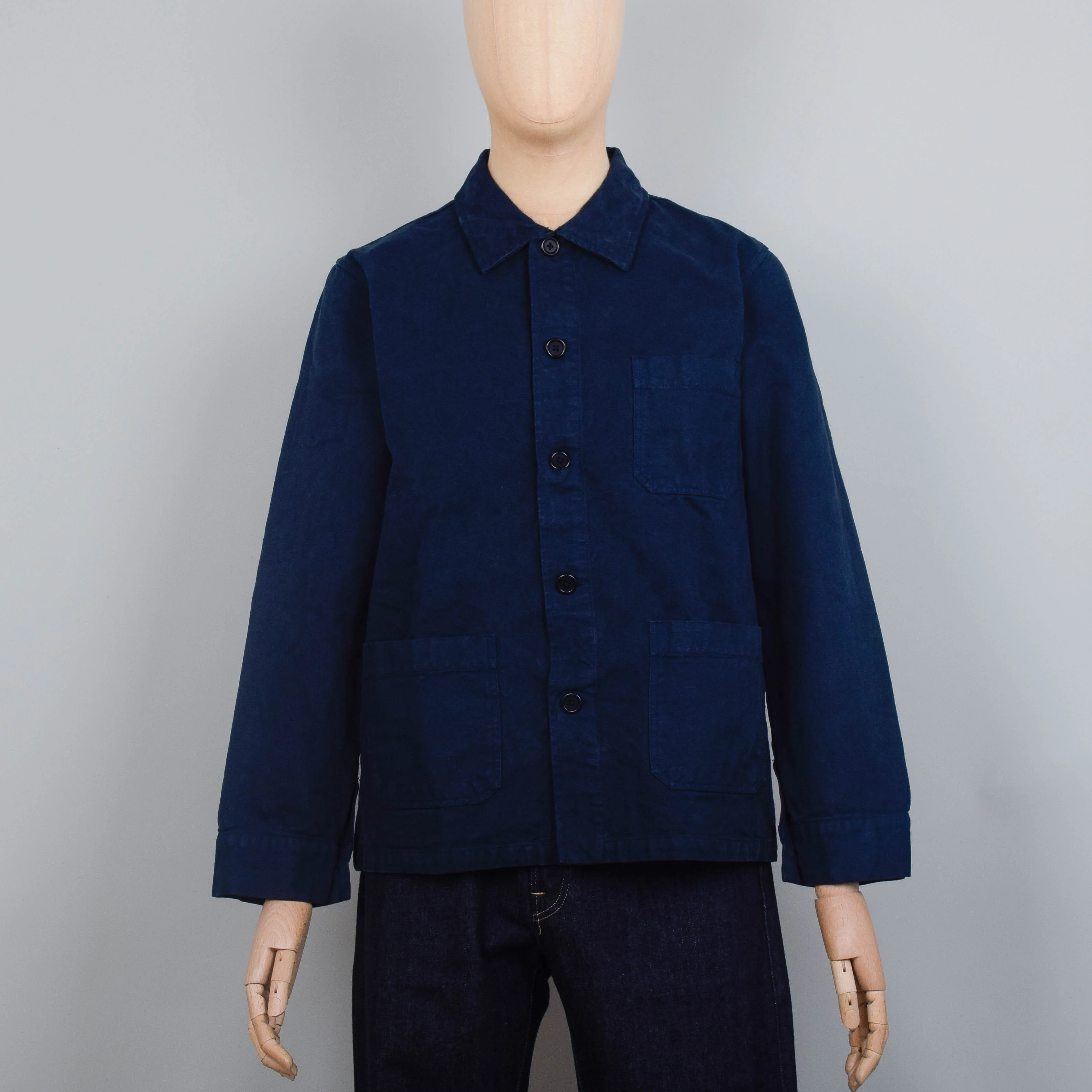 Colorful Standard Workwear Jacket - Navy Blue