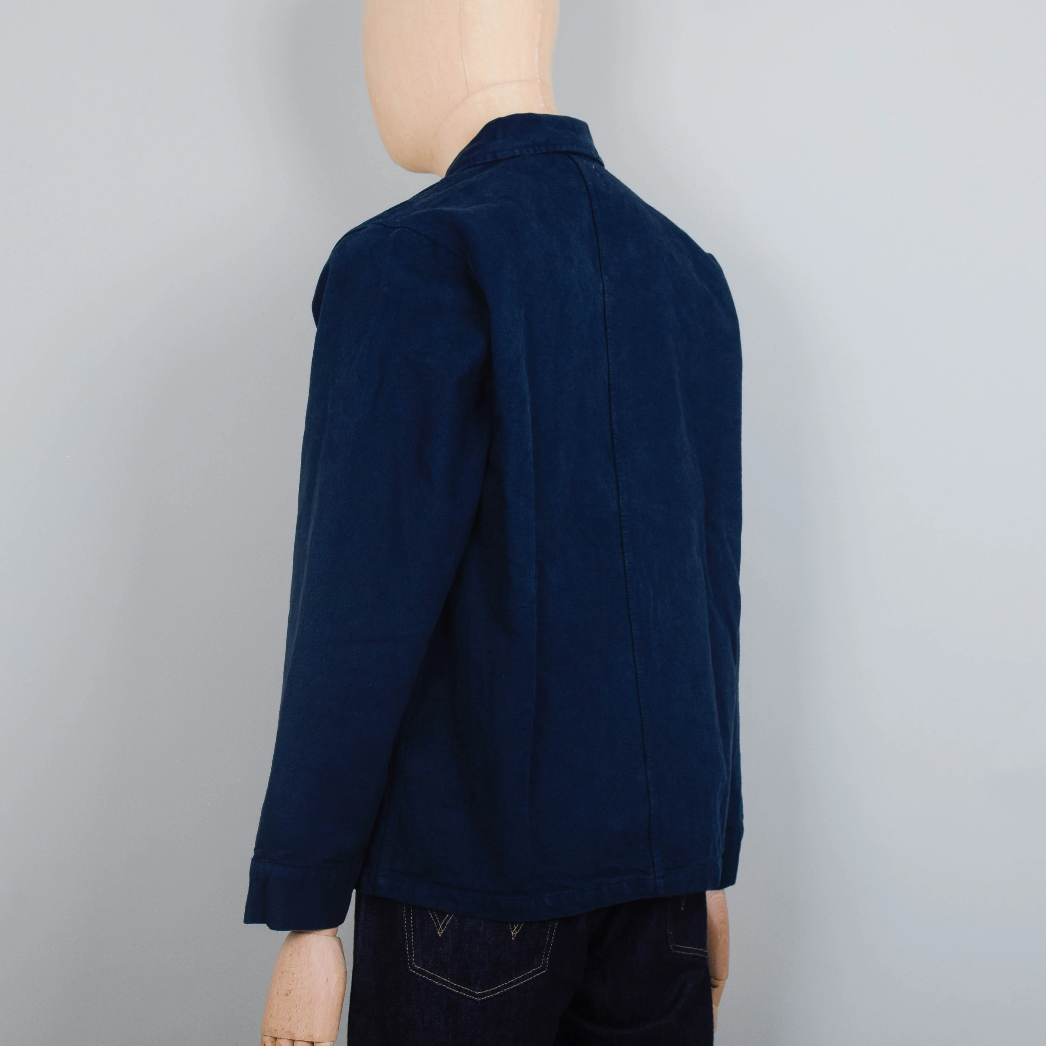 Colorful Standard Workwear Jacket - Navy Blue - Image 3