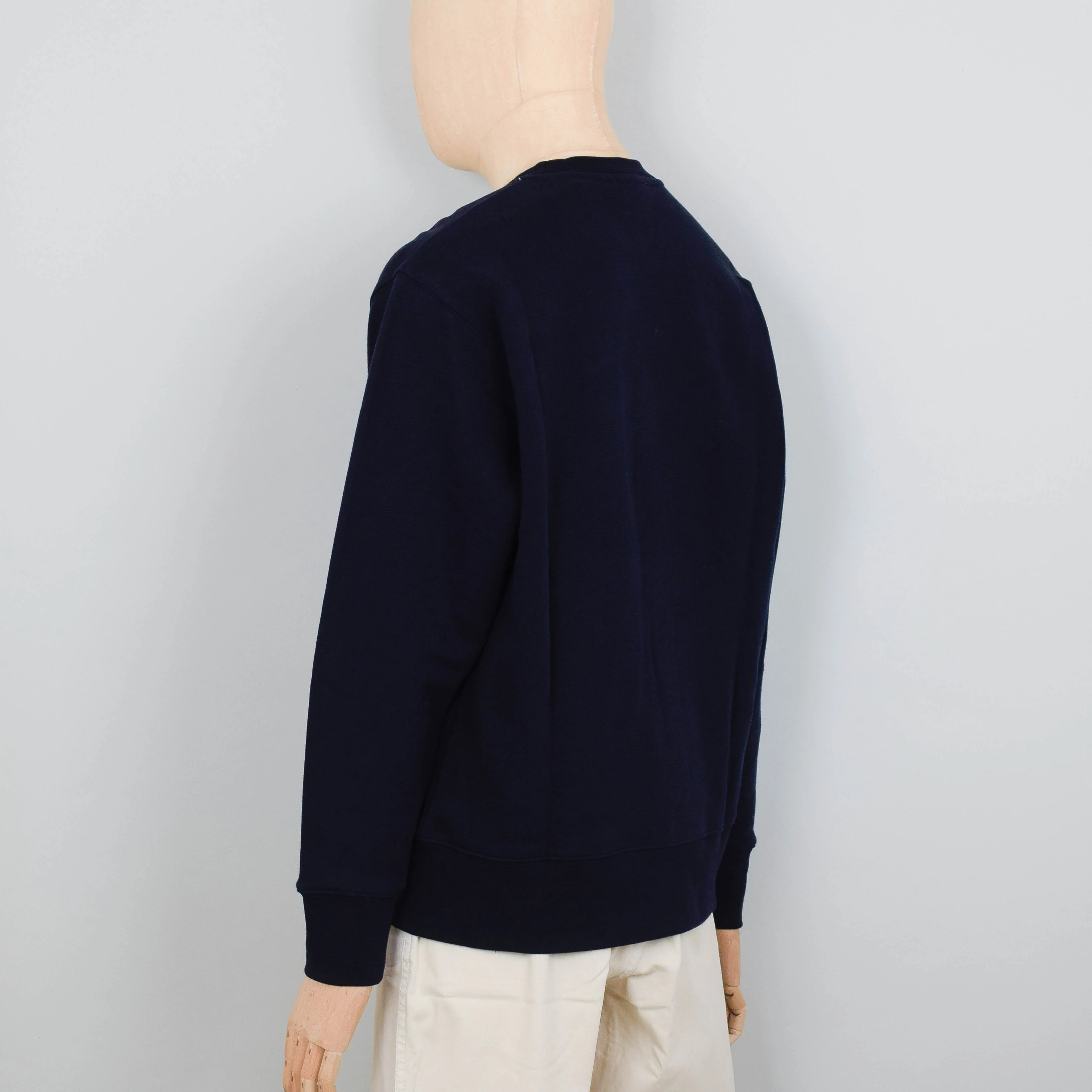 Norse Projects Arne Logo Sweat - Dark Navy - Image 3