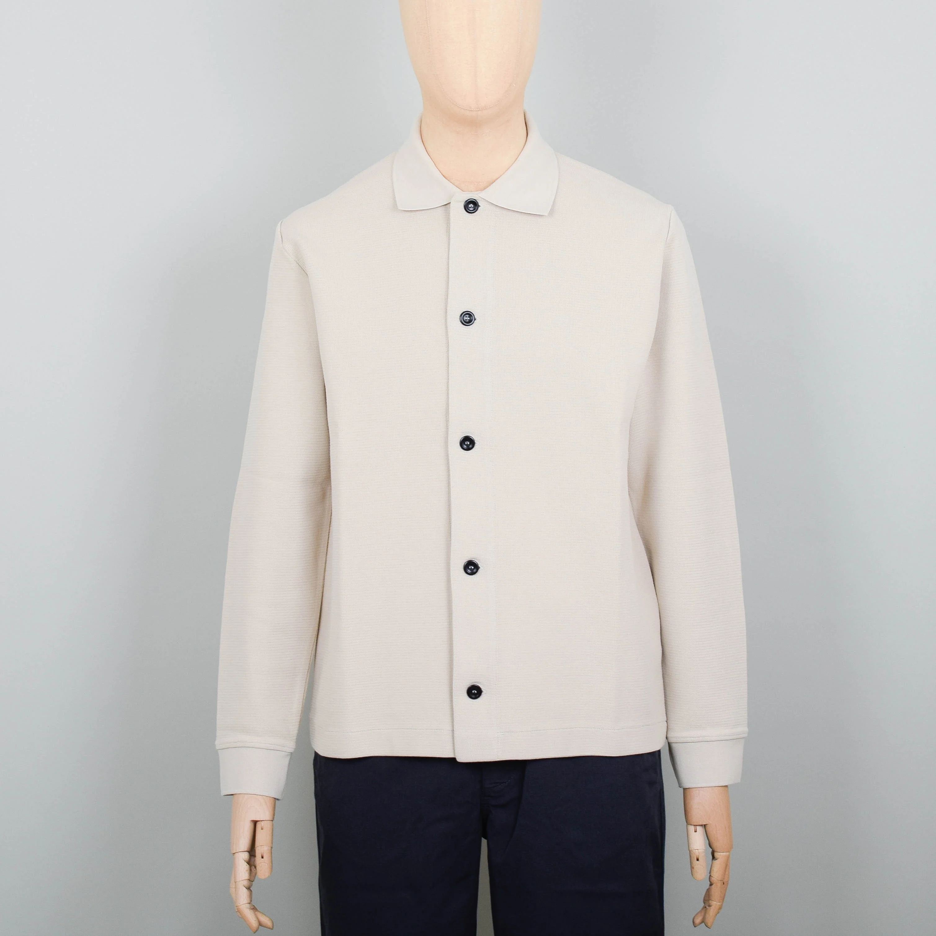 Norse Projects Jorn Textured Overshirt - Oatmeal