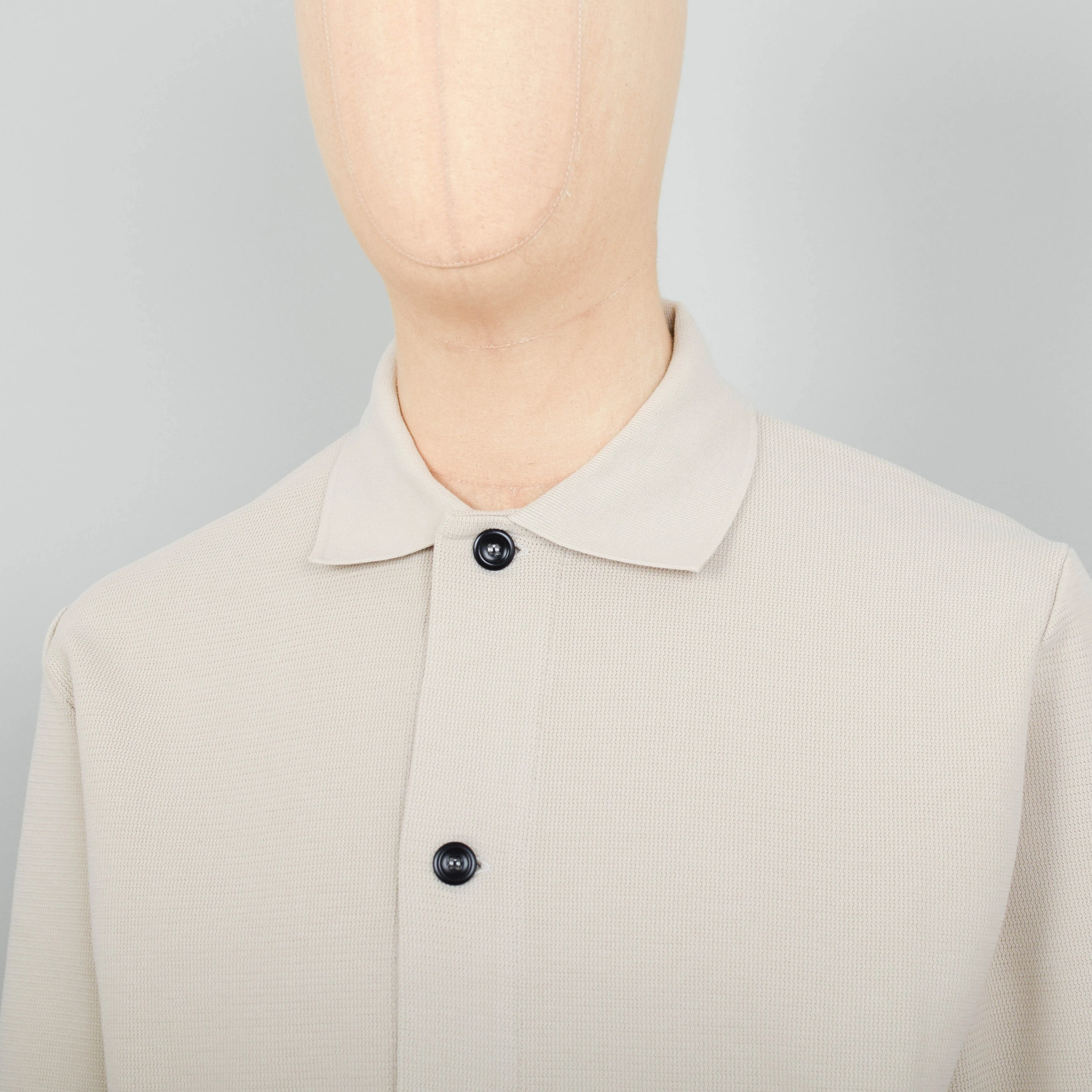 Norse Projects Jorn Textured Overshirt - Oatmeal - Image 2