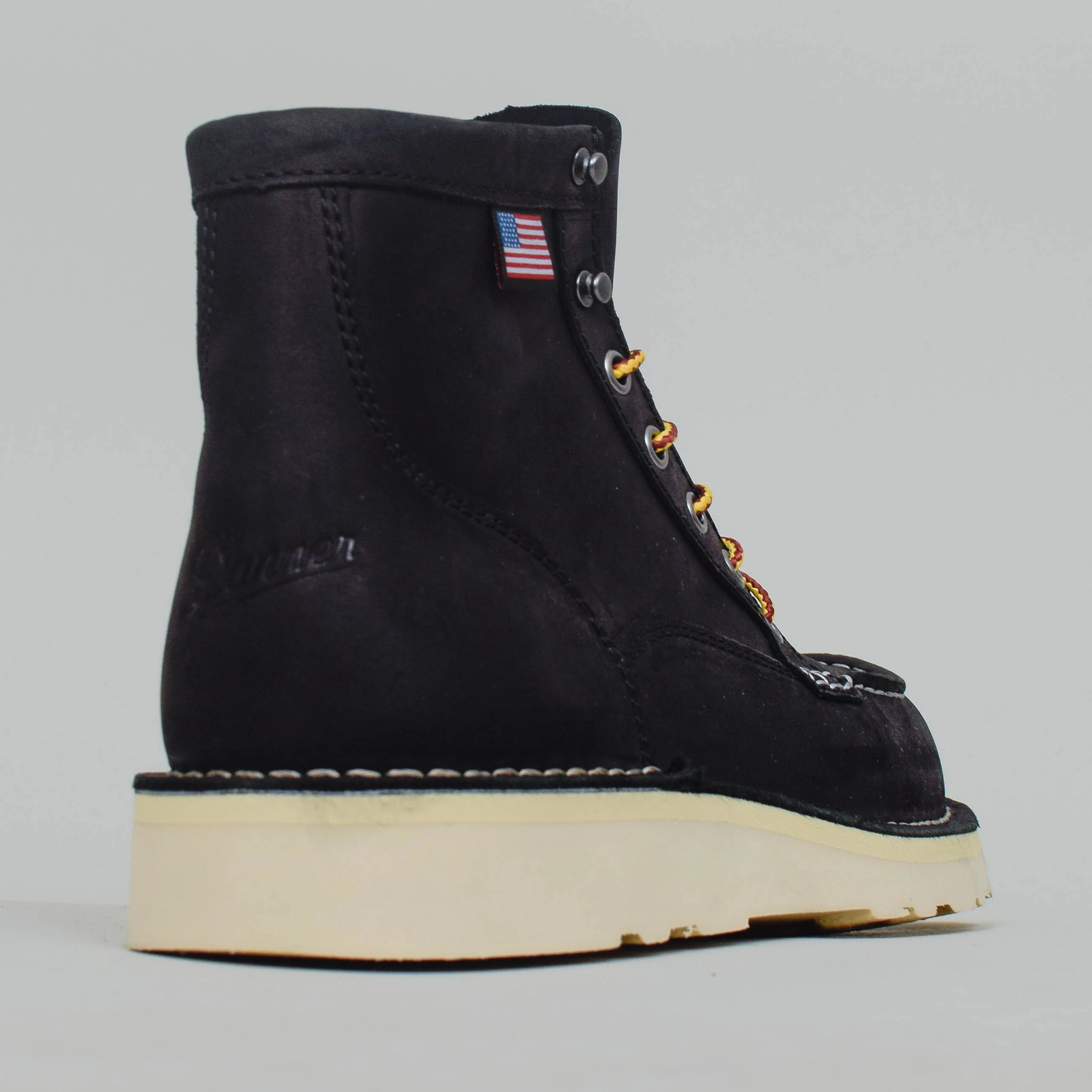 Danner Bull Run Moc Toe 6" - Black - Image 3