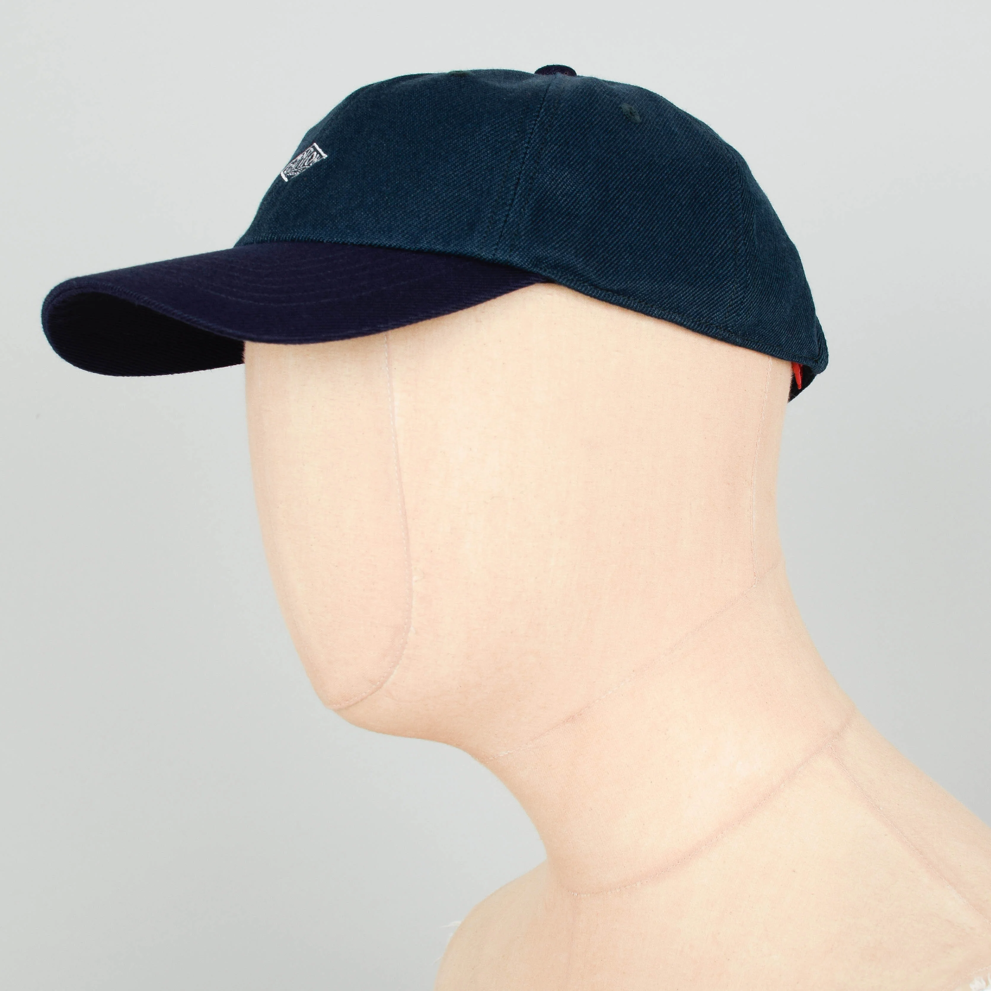 Danton 6 Panel Cap - Dark Green x Navy - Image 2