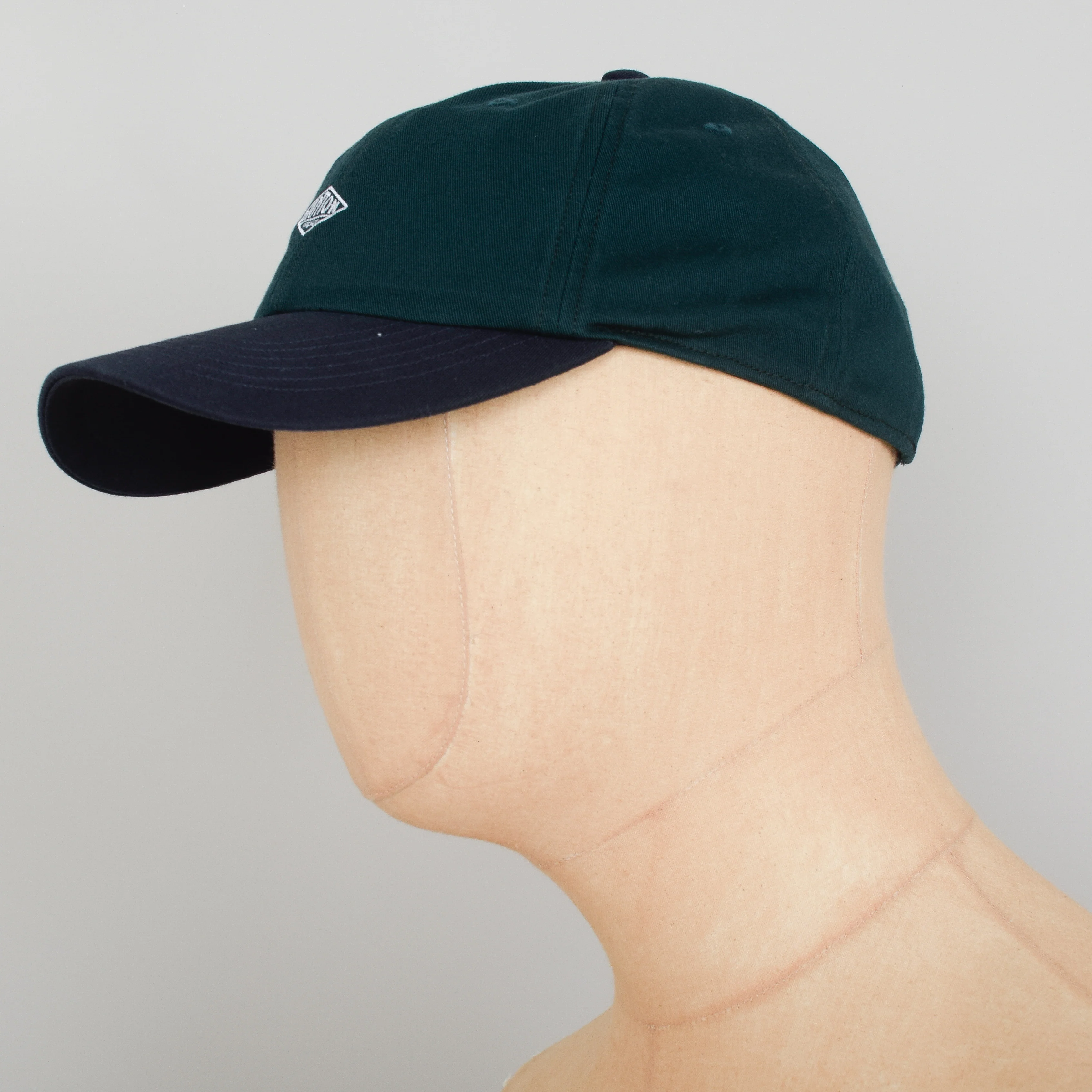 Danton 6 Panel Cap - Green x Navy - Image 2
