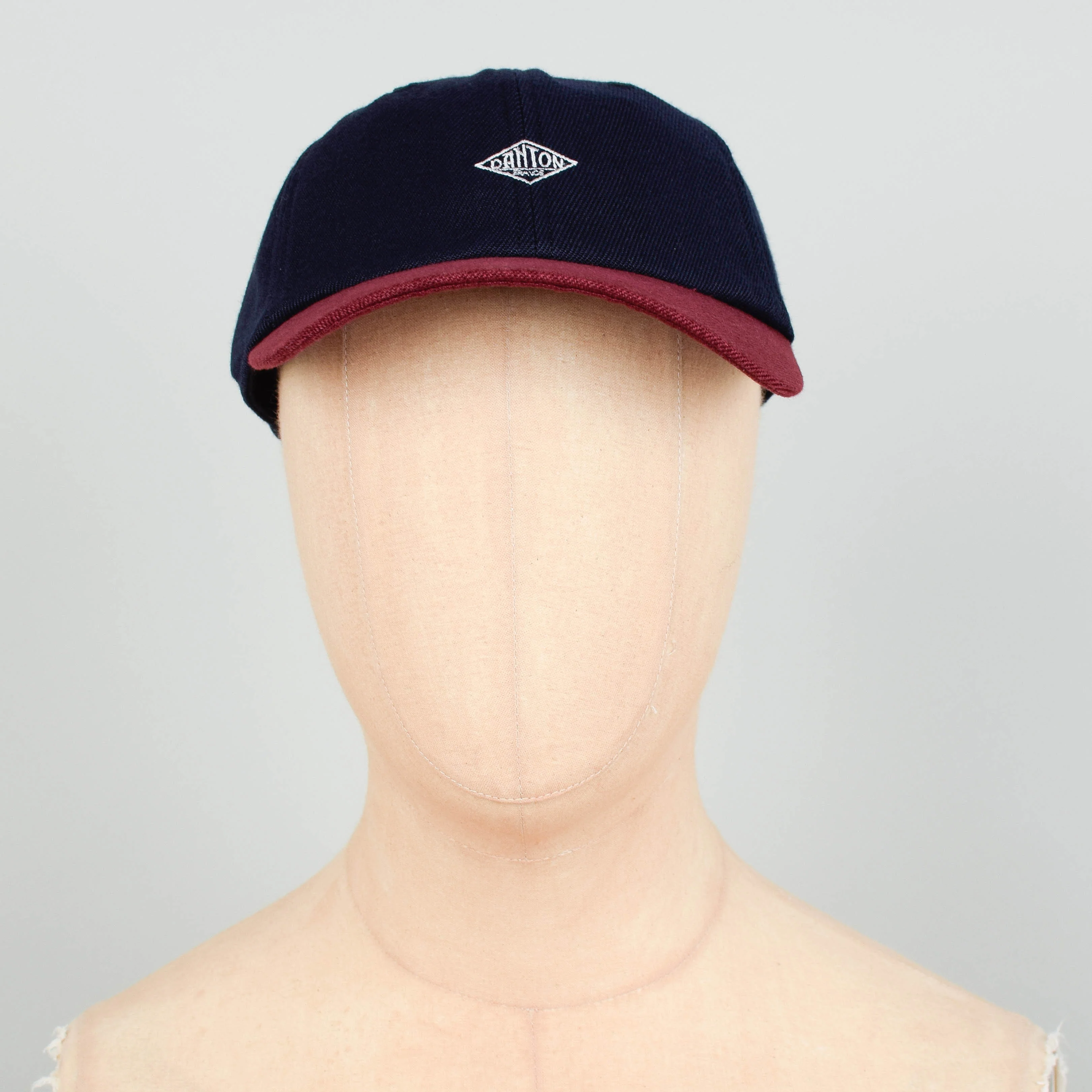 Danton 6 Panel Cap - Navy x Burgundy