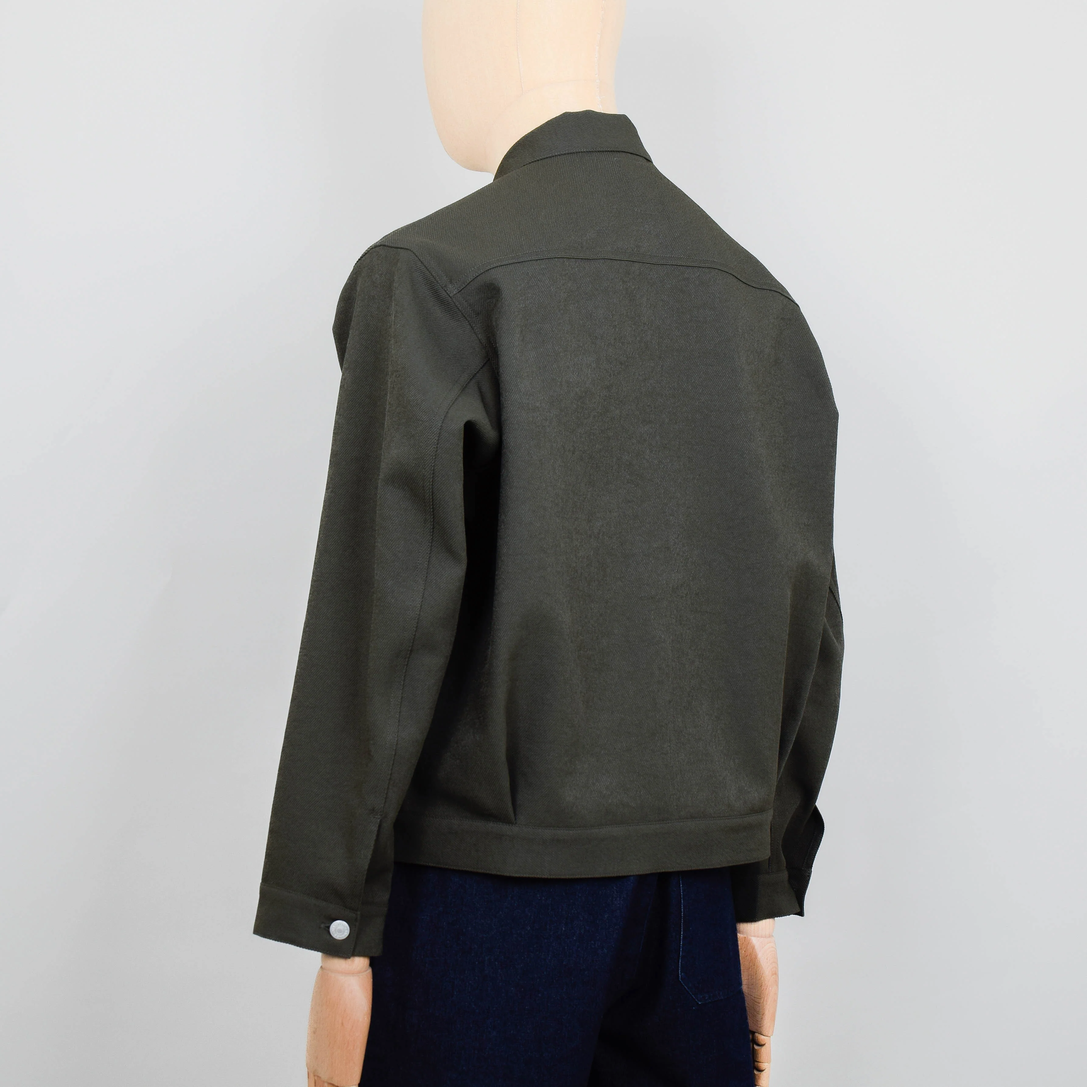 Danton Blouson Shirt - Olive - Image 3