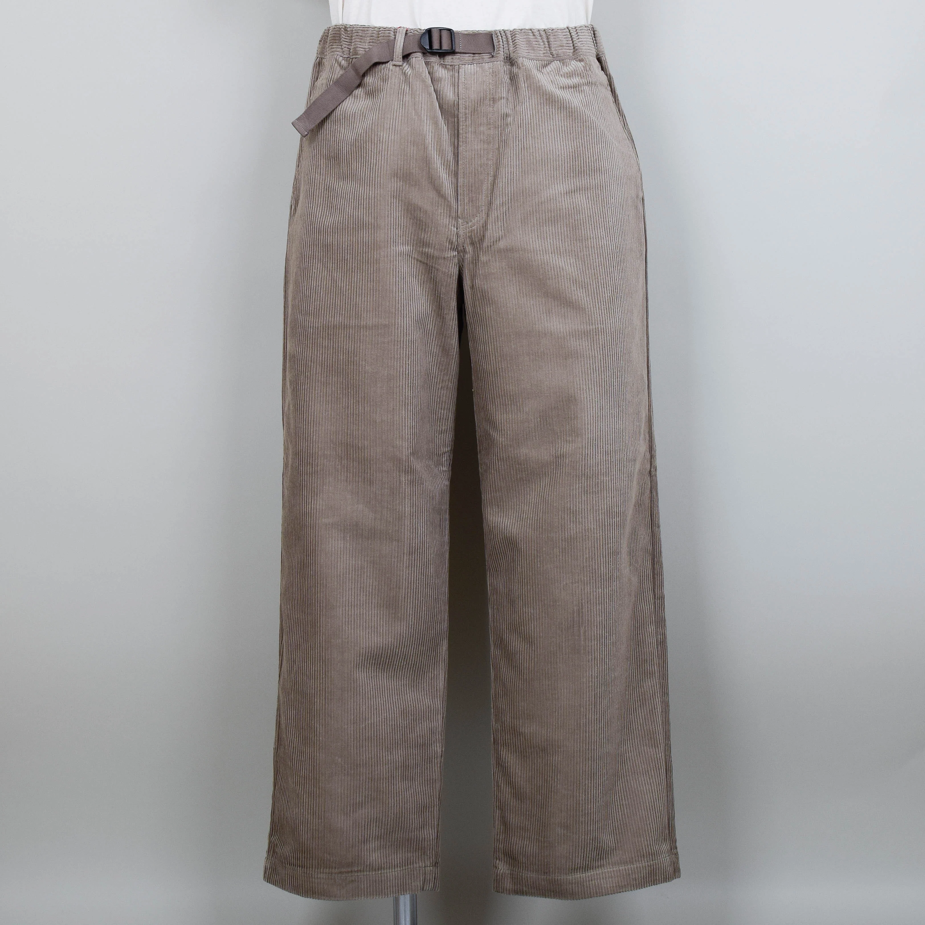 Danton Corduroy Easy Pants - Taupe Grey