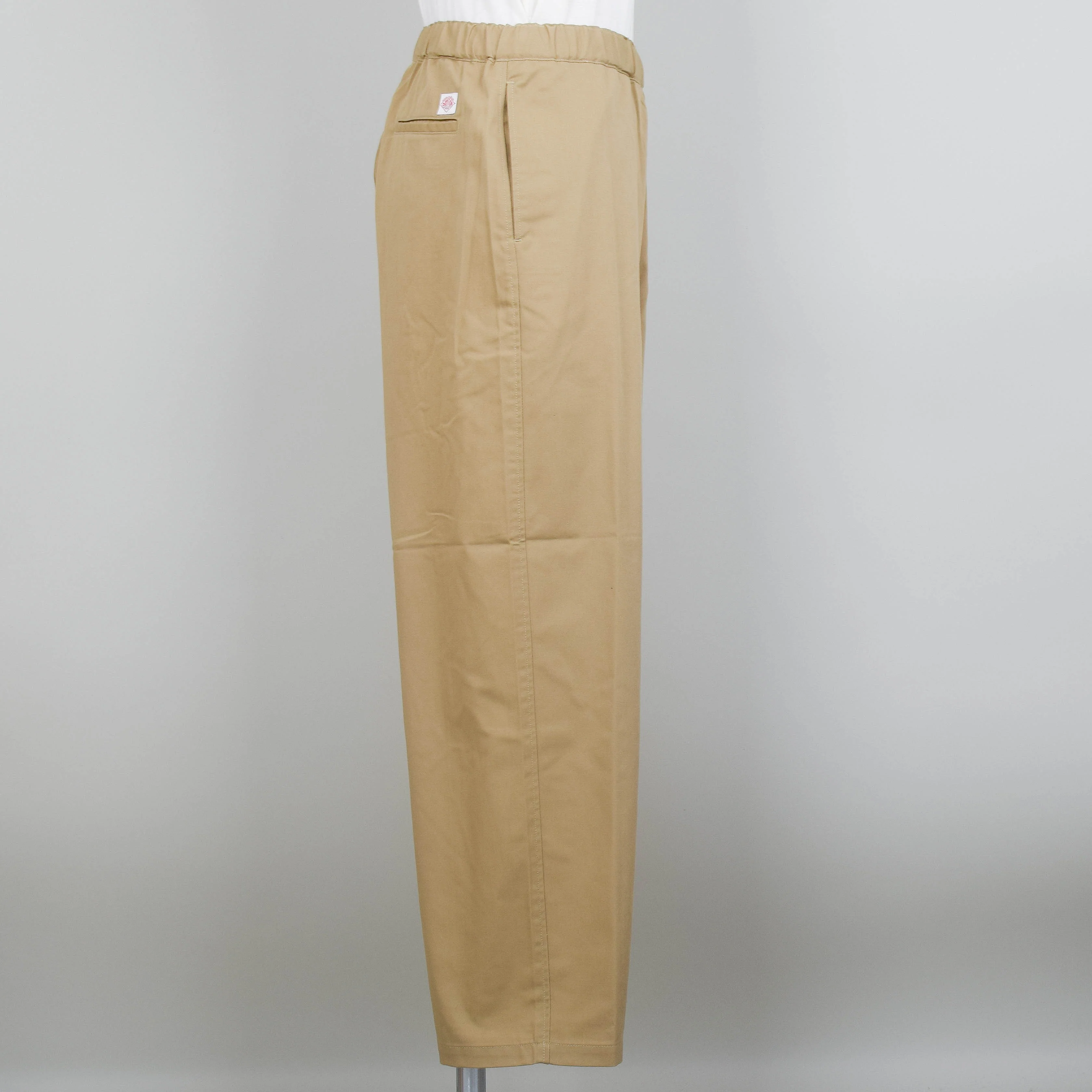 Danton Easy Straight Pants Twill - Beige - Image 2