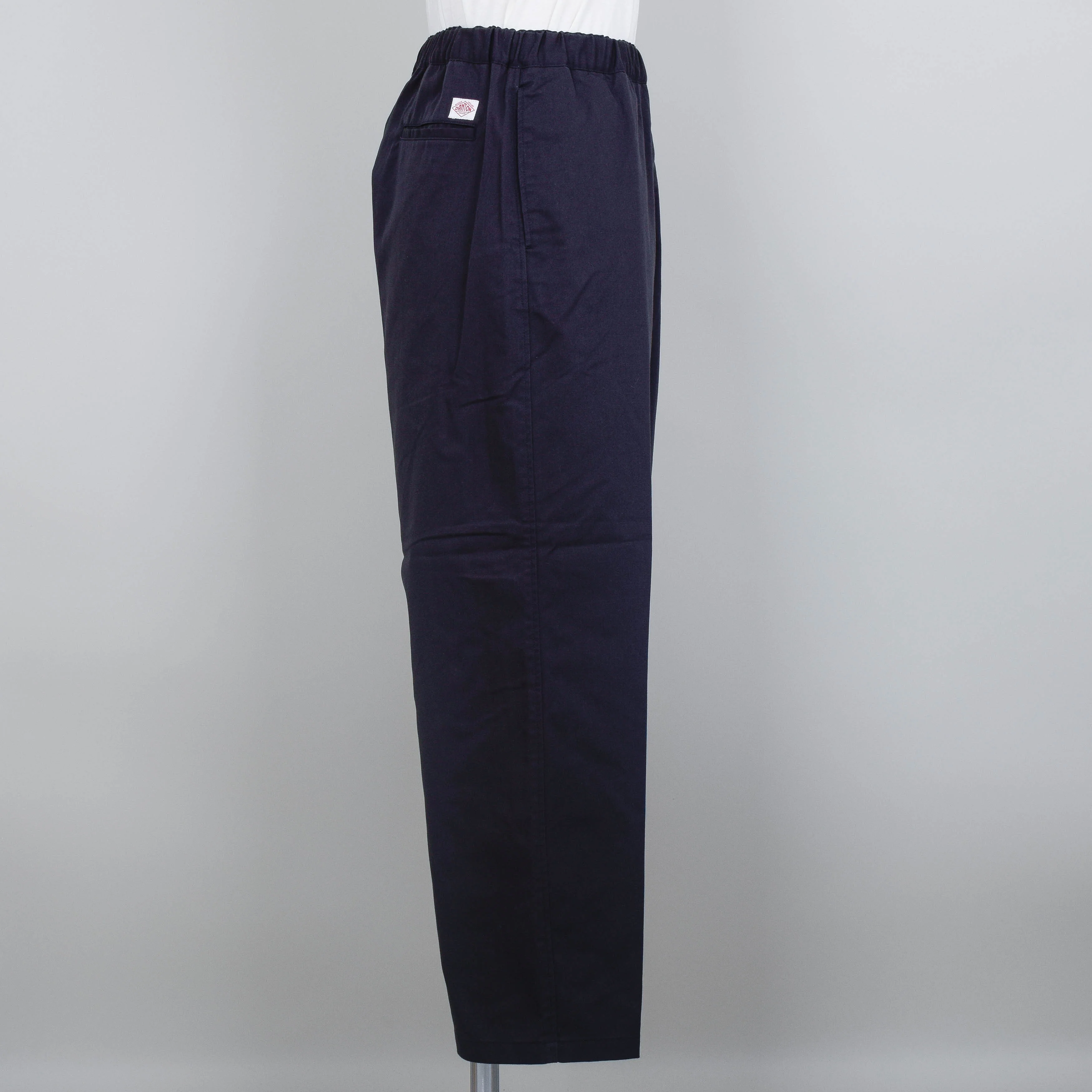Danton Easy Straight Pants Twill - Charcoal - Image 2