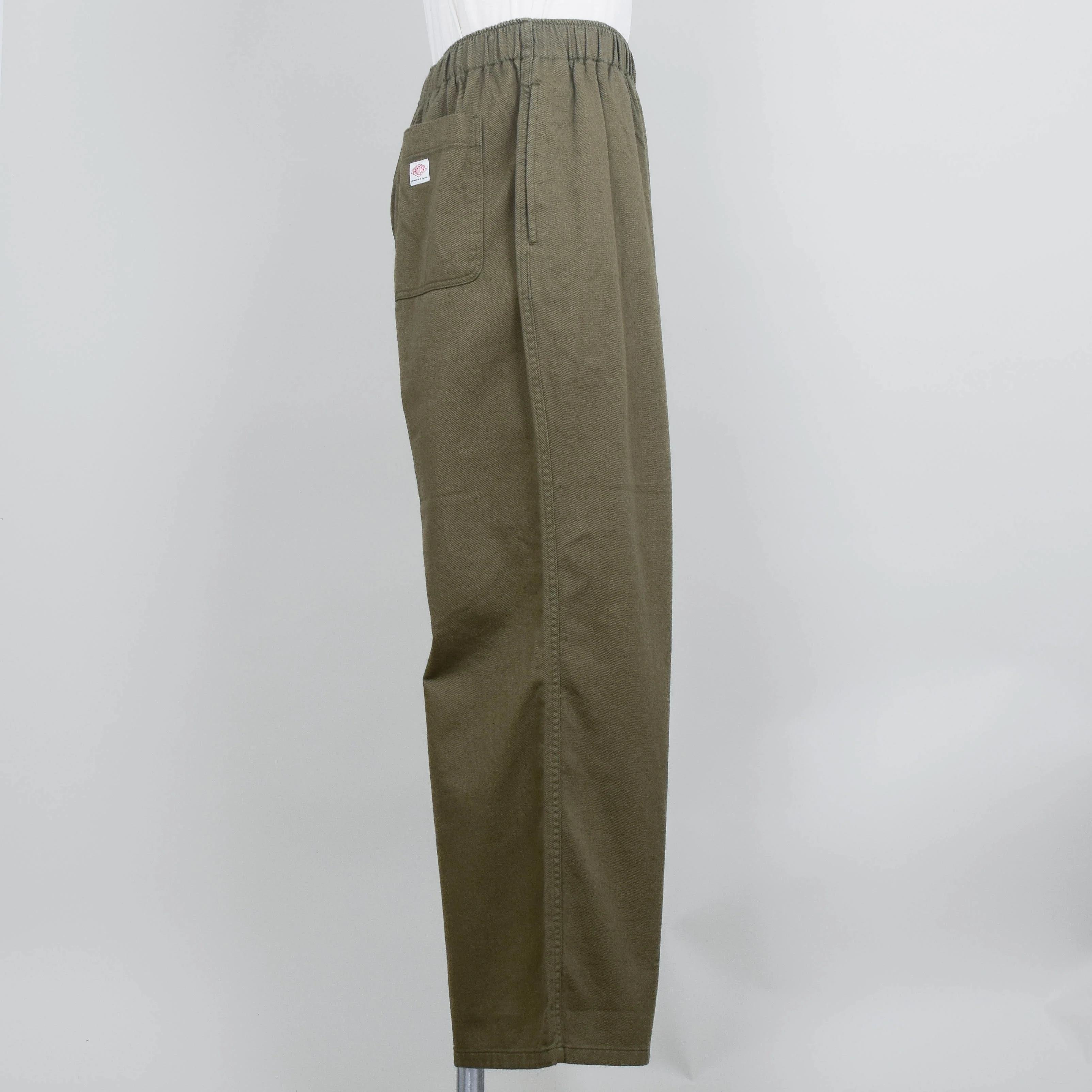 Danton Easy Wide Pants - Olive - Image 2