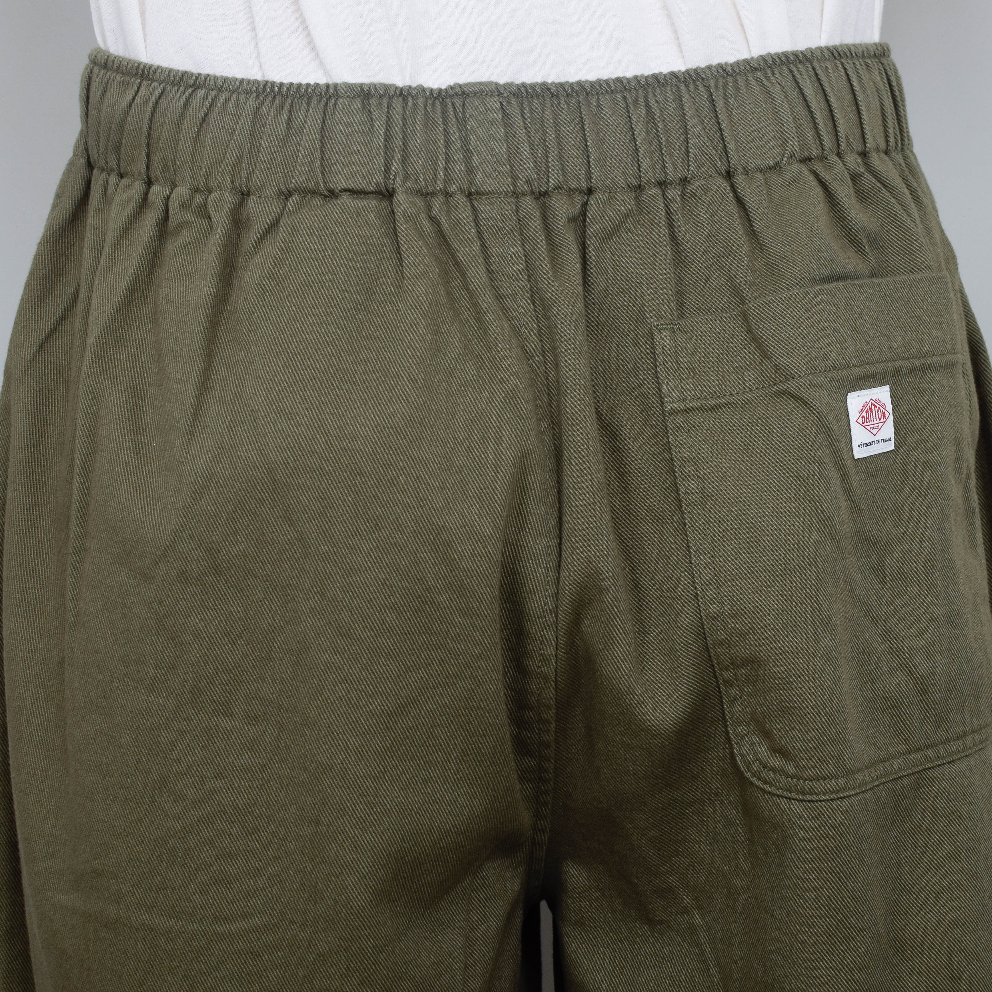 Danton Easy Wide Pants - Olive - Image 3