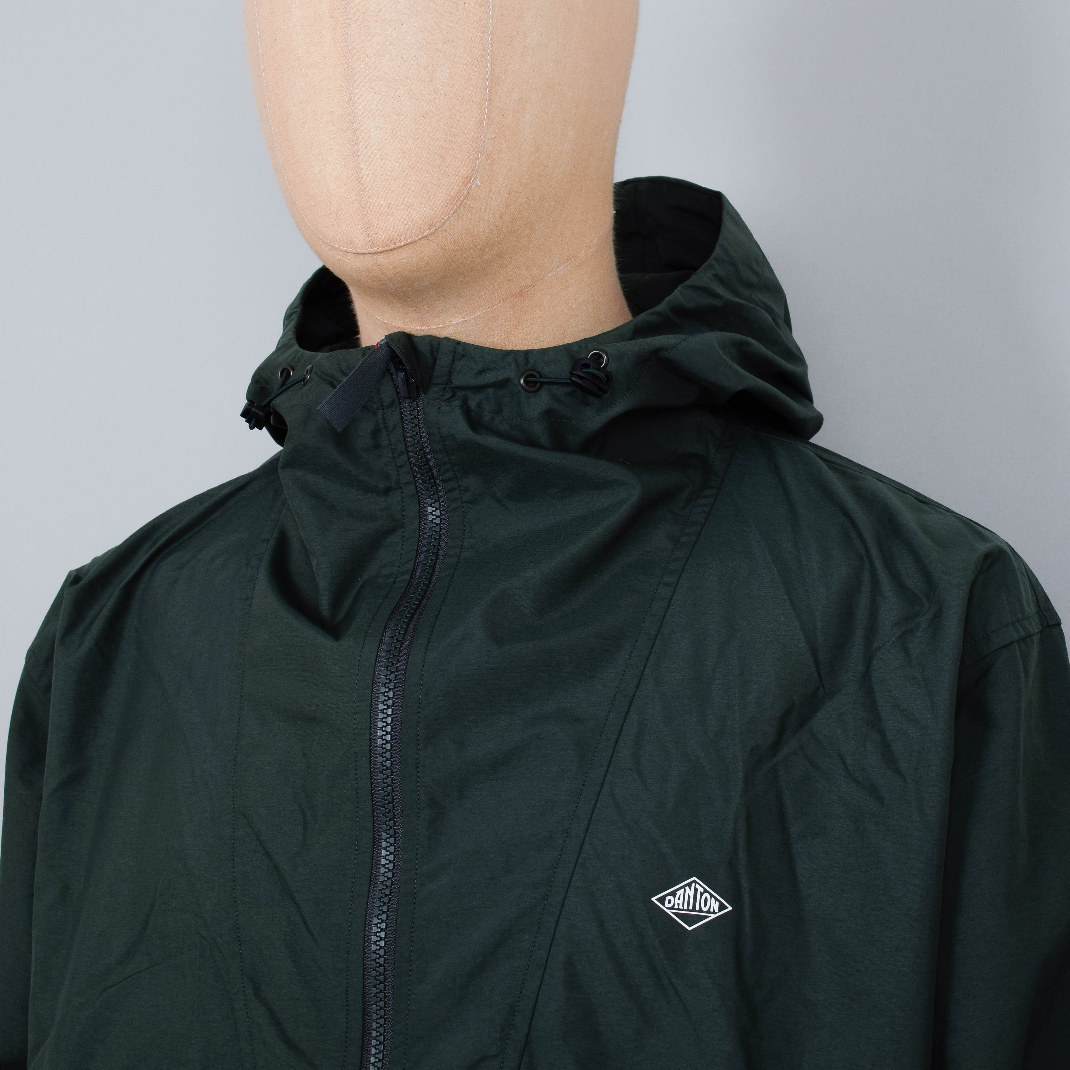 Danton Hooded Short Jacket - Deep Green - Image 2