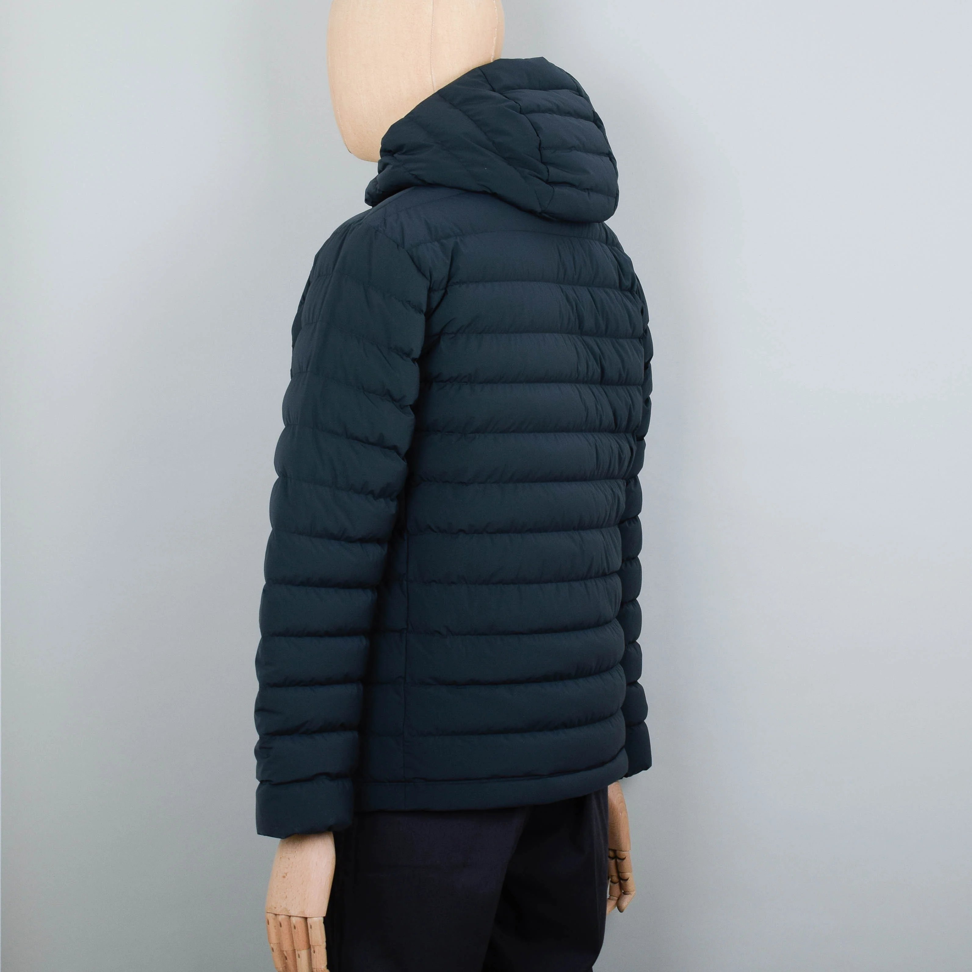Danton Middle Down Hooded Jacket - Forest Green - Image 3